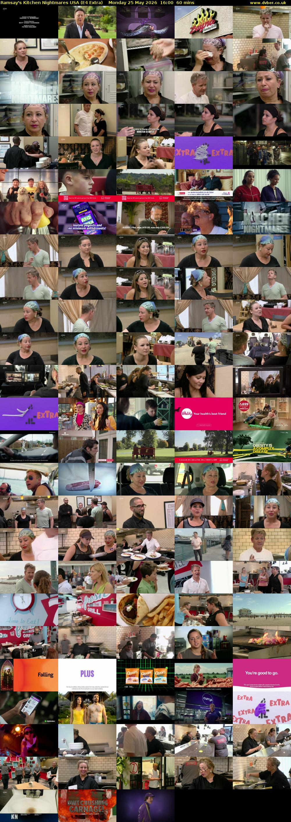 Ramsay's Kitchen Nightmares USA (E4 Extra) Monday 25 May 2026 16:00 - 17:00