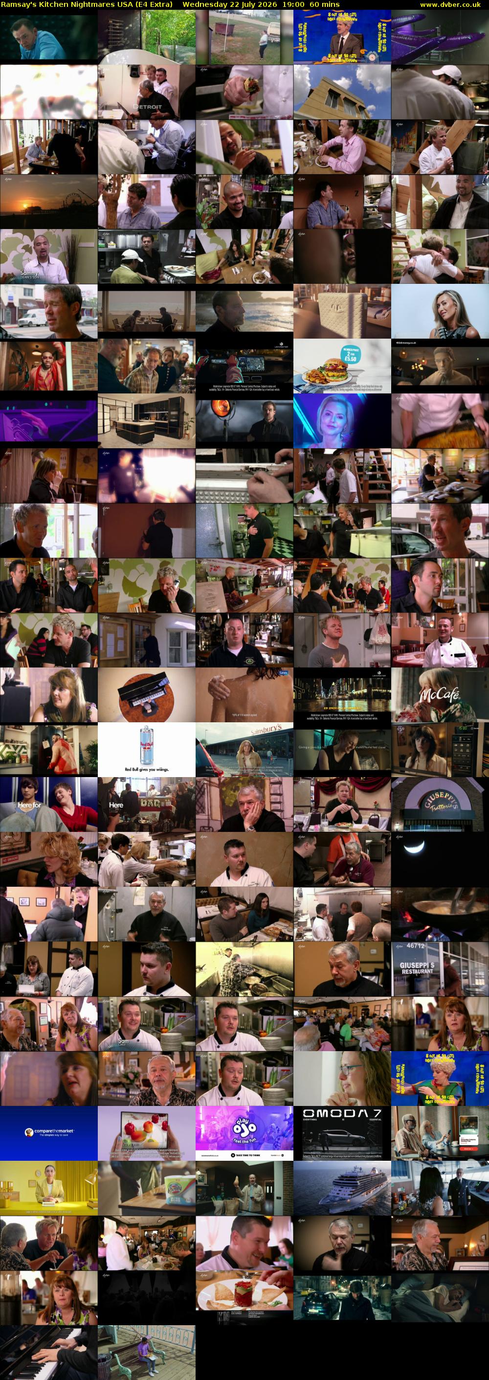 Ramsay's Kitchen Nightmares USA (E4 Extra) Wednesday 22 July 2026 19:00 - 20:00