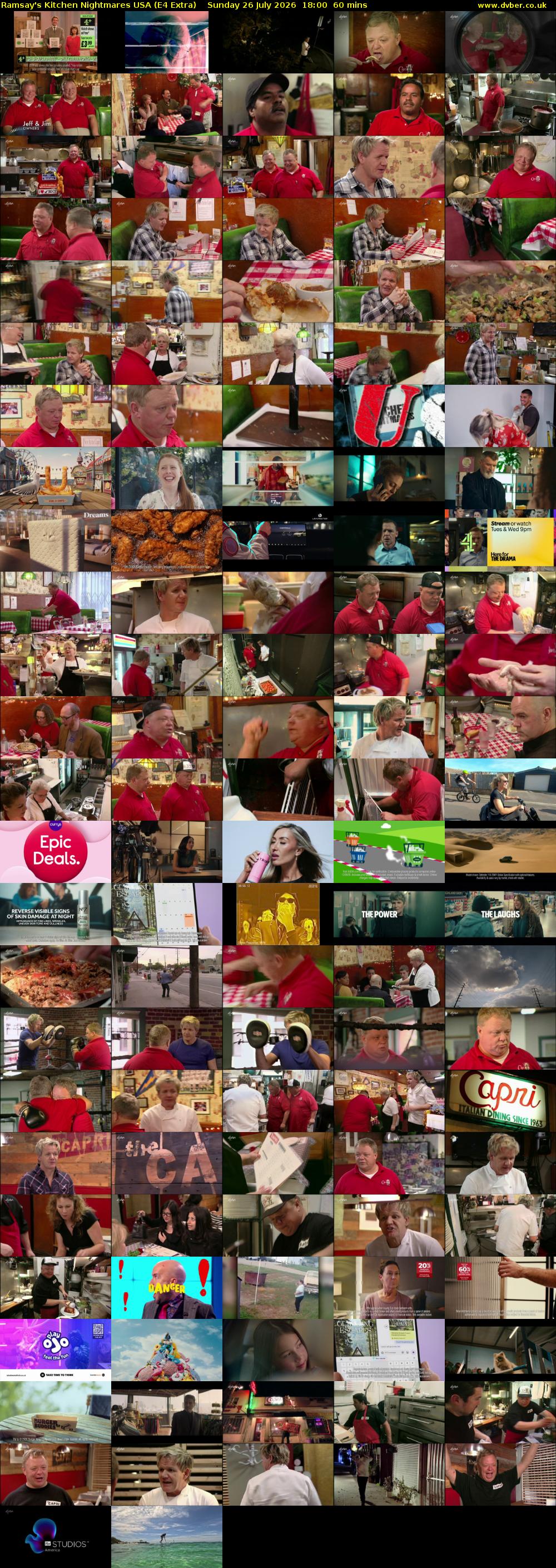 Ramsay's Kitchen Nightmares USA (E4 Extra) Sunday 26 July 2026 18:00 - 19:00