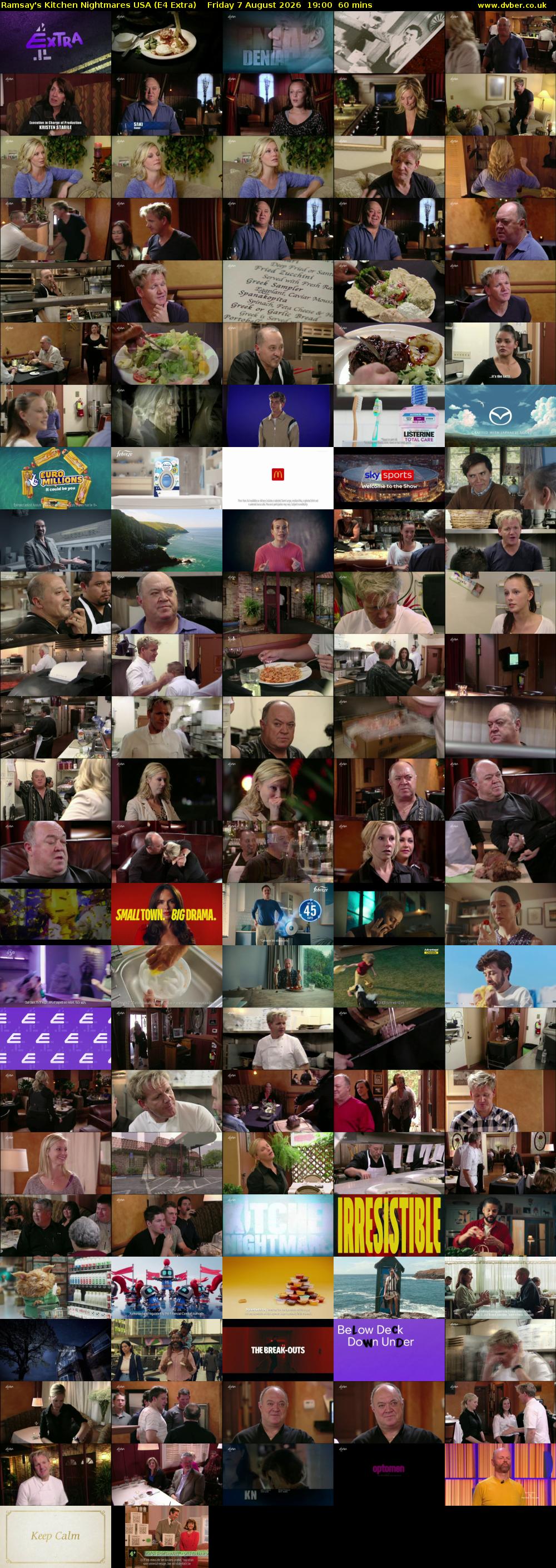 Ramsay's Kitchen Nightmares USA (E4 Extra) Friday 7 August 2026 19:00 - 20:00