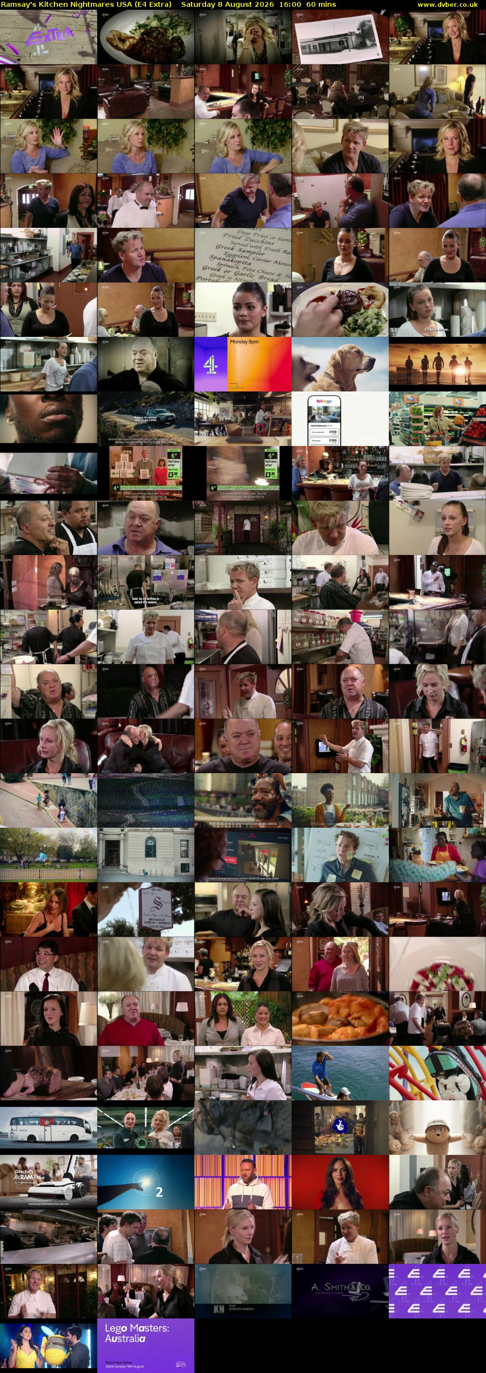 Ramsay's Kitchen Nightmares USA (E4 Extra) Saturday 8 August 2026 16:00 - 17:00