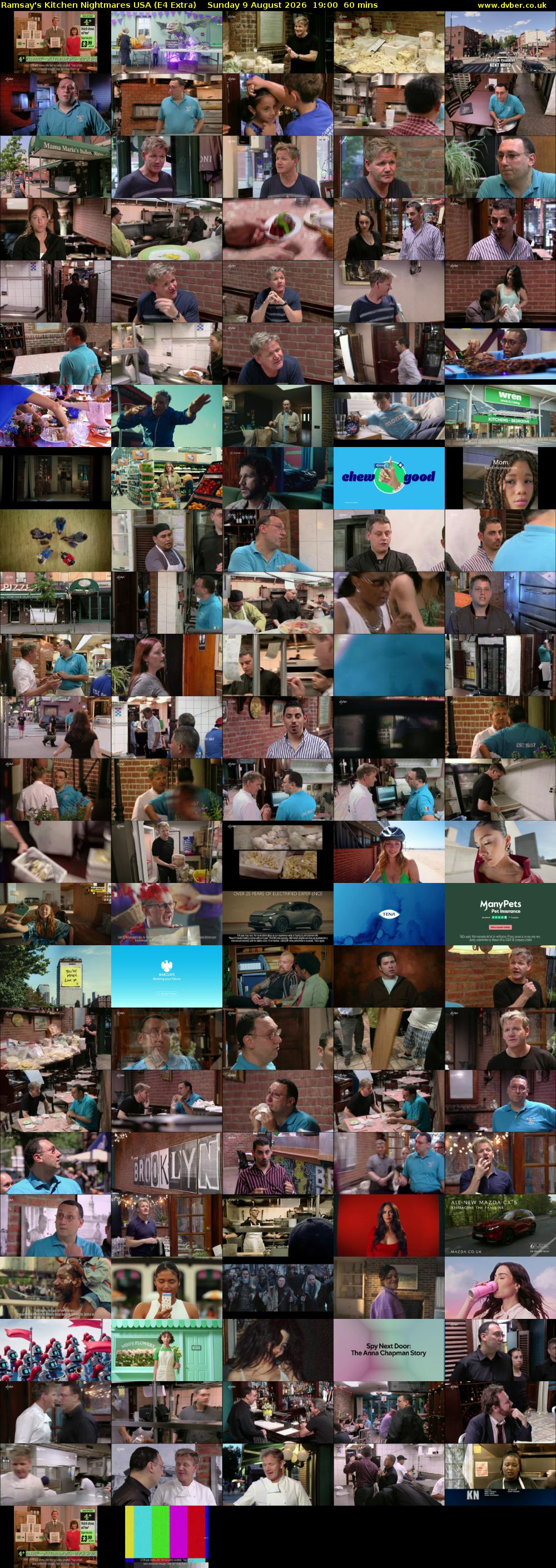 Ramsay's Kitchen Nightmares USA (E4 Extra) Sunday 9 August 2026 19:00 - 20:00