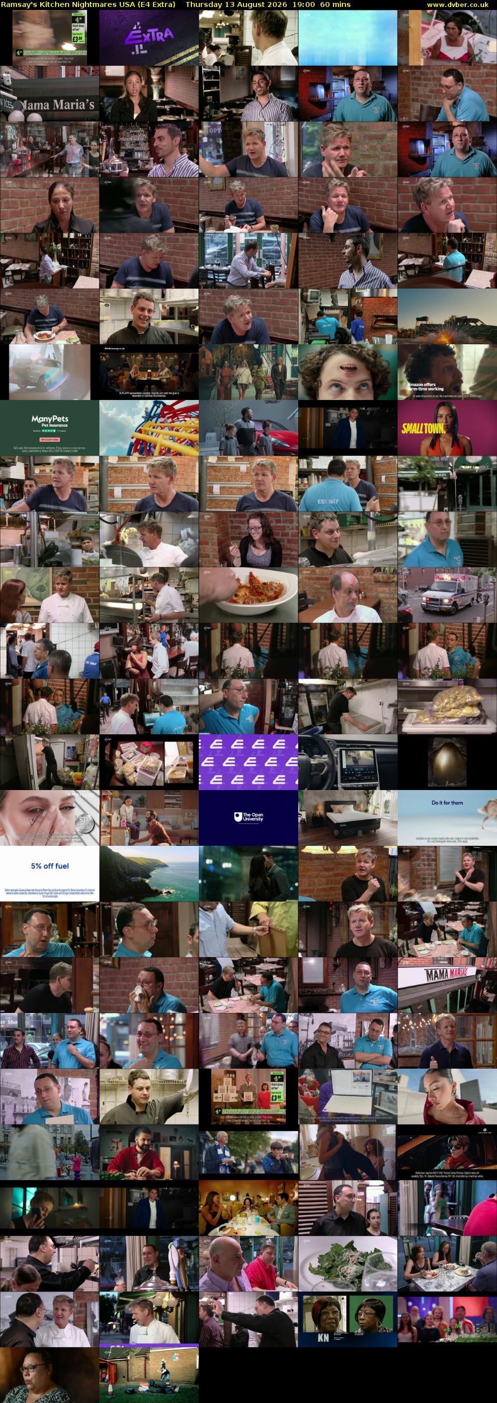 Ramsay's Kitchen Nightmares USA (E4 Extra) Thursday 13 August 2026 19:00 - 20:00