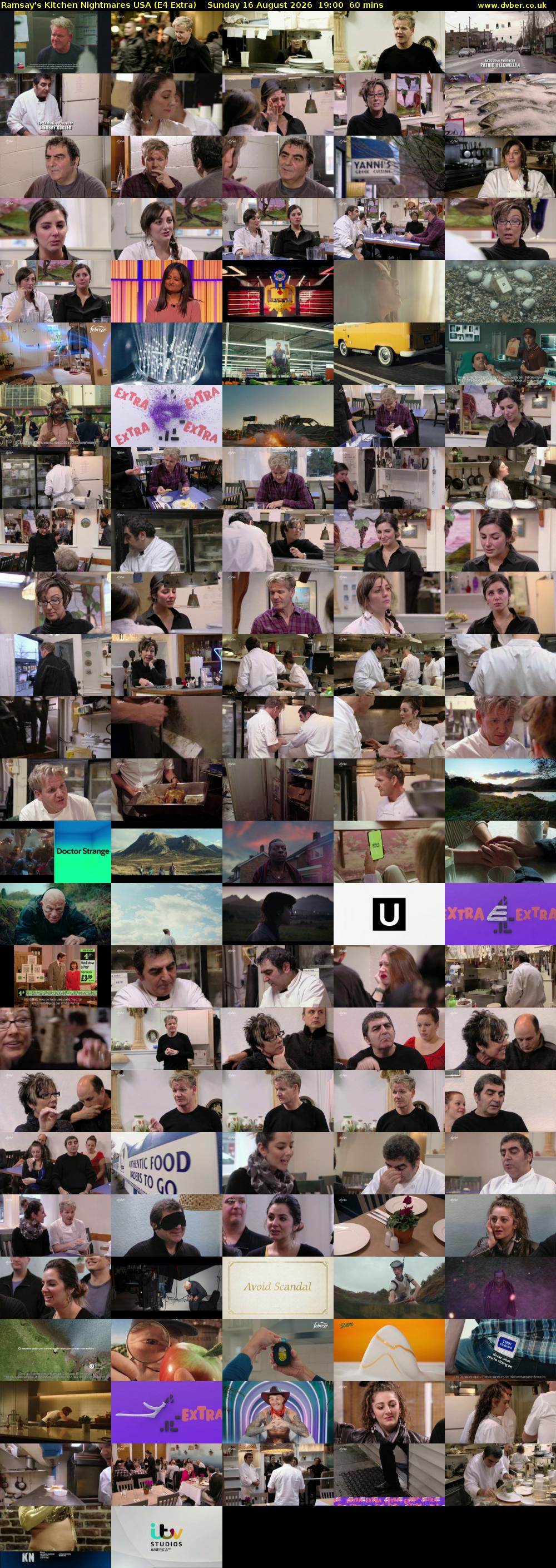 Ramsay's Kitchen Nightmares USA (E4 Extra) Sunday 16 August 2026 19:00 - 20:00