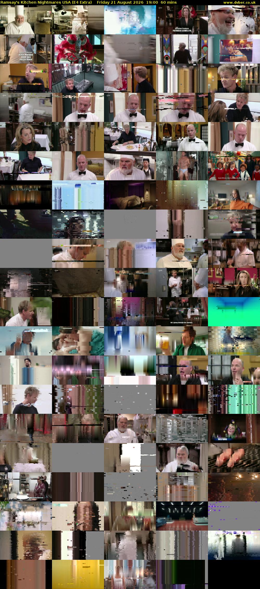 Ramsay's Kitchen Nightmares USA (E4 Extra) Friday 21 August 2026 19:00 - 20:00