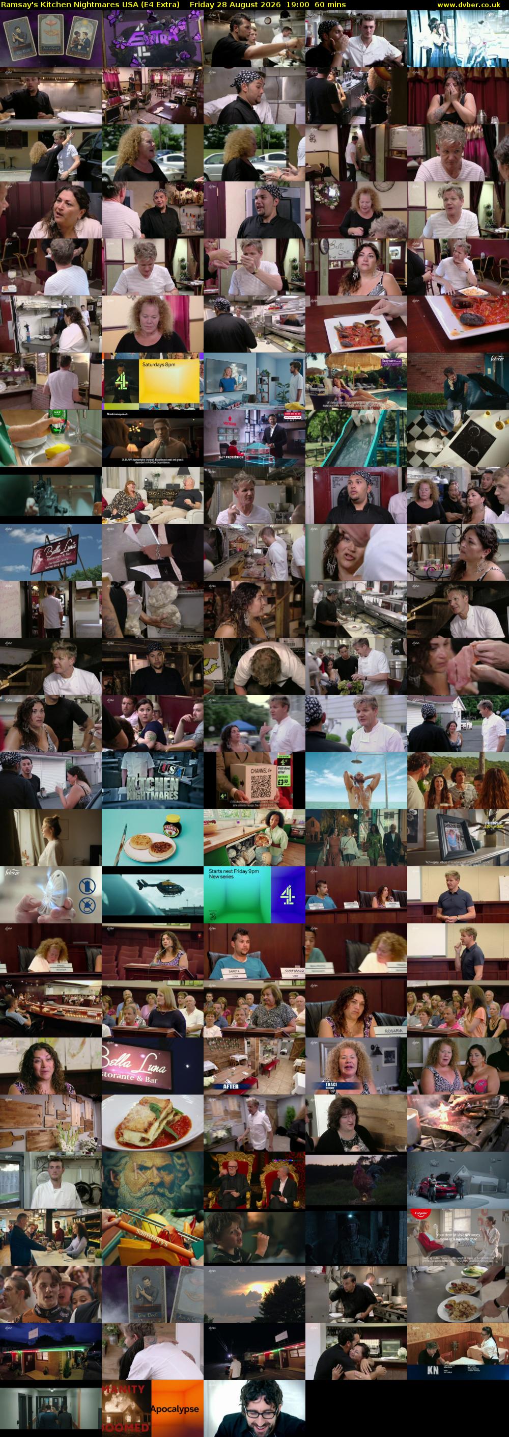 Ramsay's Kitchen Nightmares USA (E4 Extra) Friday 28 August 2026 19:00 - 20:00