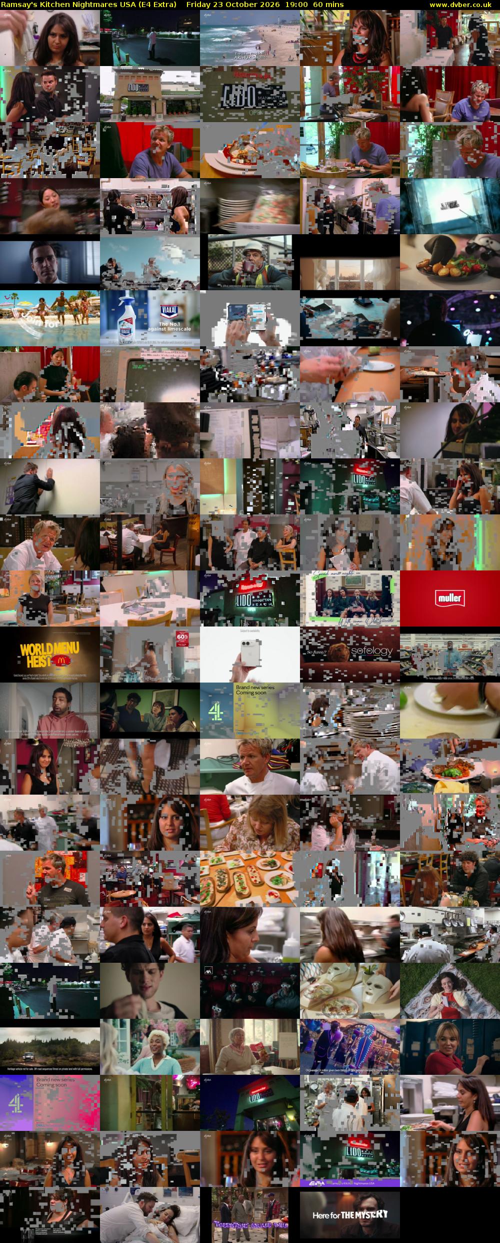 Ramsay's Kitchen Nightmares USA (E4 Extra) Friday 23 October 2026 19:00 - 20:00