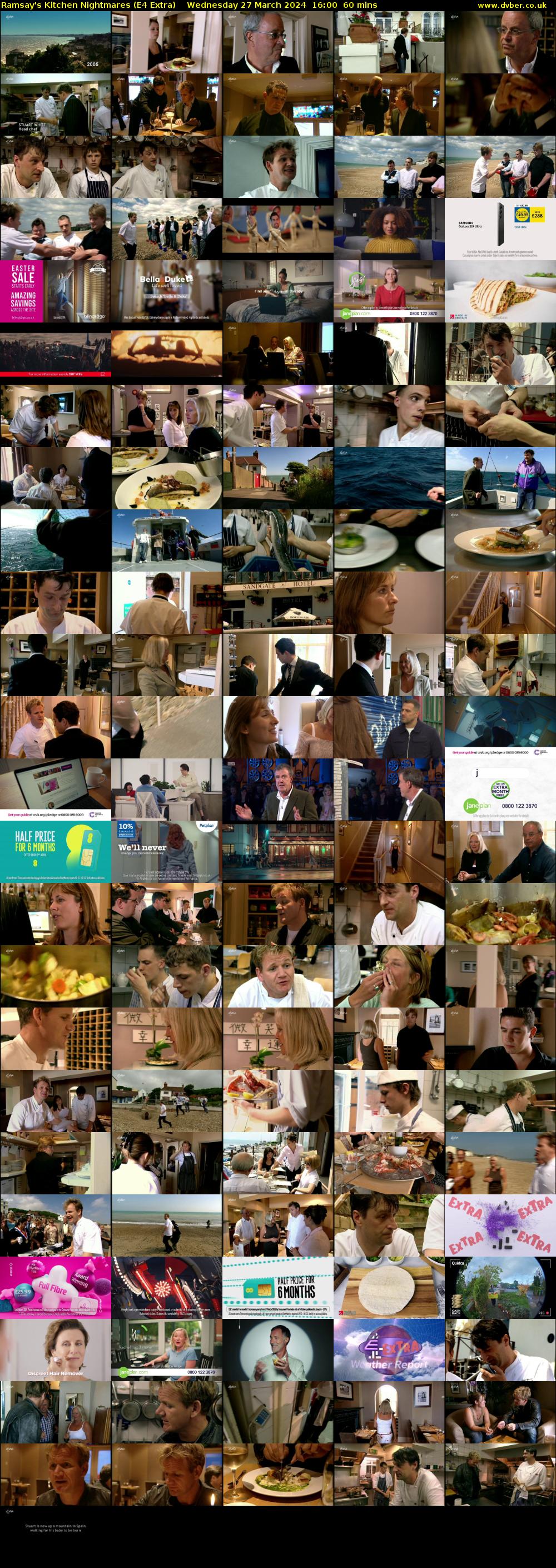 Ramsay's Kitchen Nightmares (E4 Extra) Wednesday 27 March 2024 16:00 - 17:00
