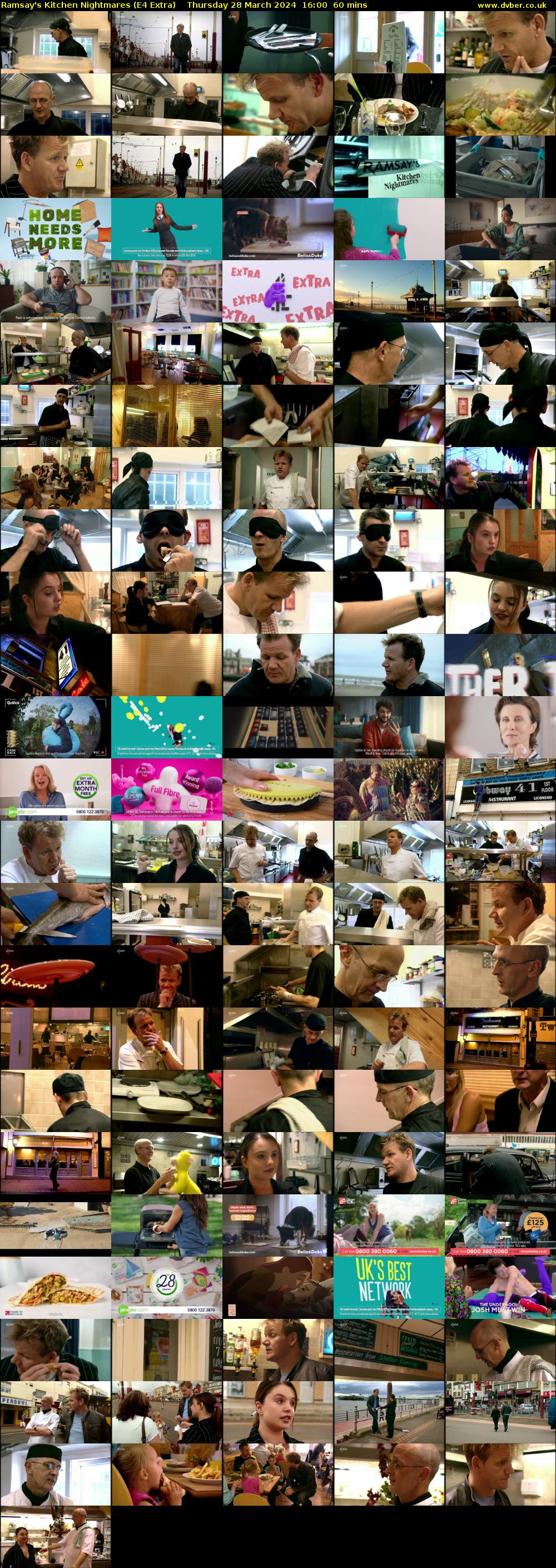 Ramsay's Kitchen Nightmares (E4 Extra) Thursday 28 March 2024 16:00 - 17:00