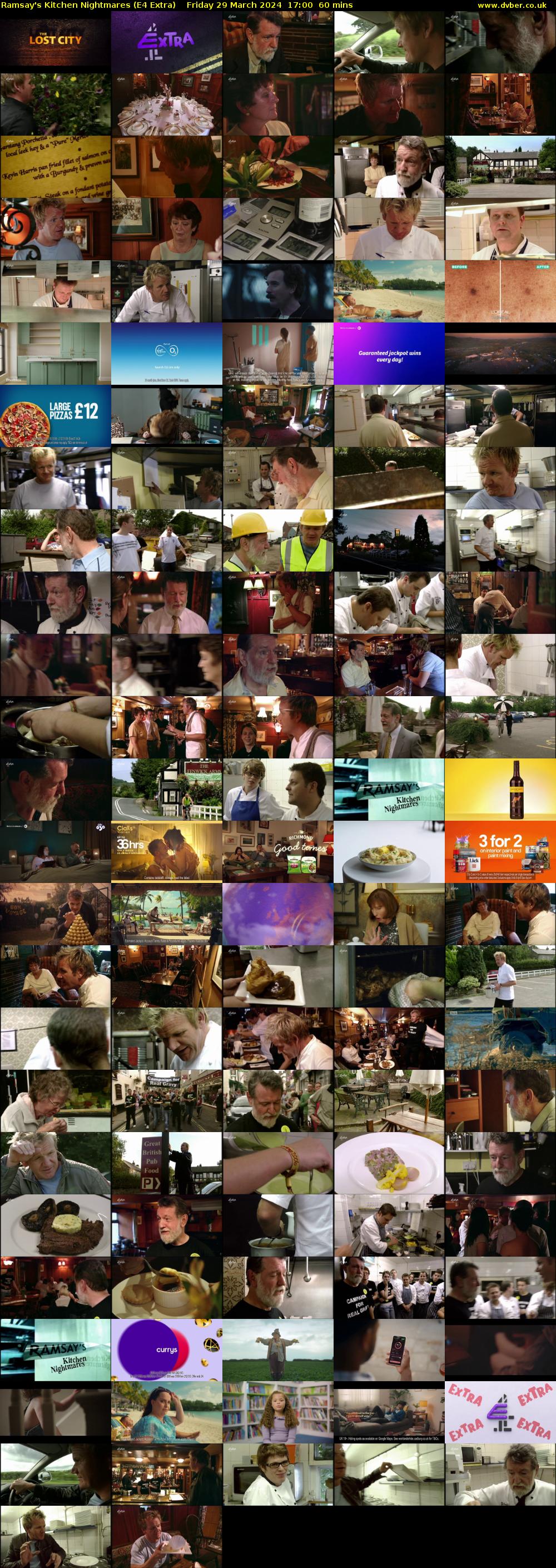 Ramsay's Kitchen Nightmares (E4 Extra) Friday 29 March 2024 17:00 - 18:00