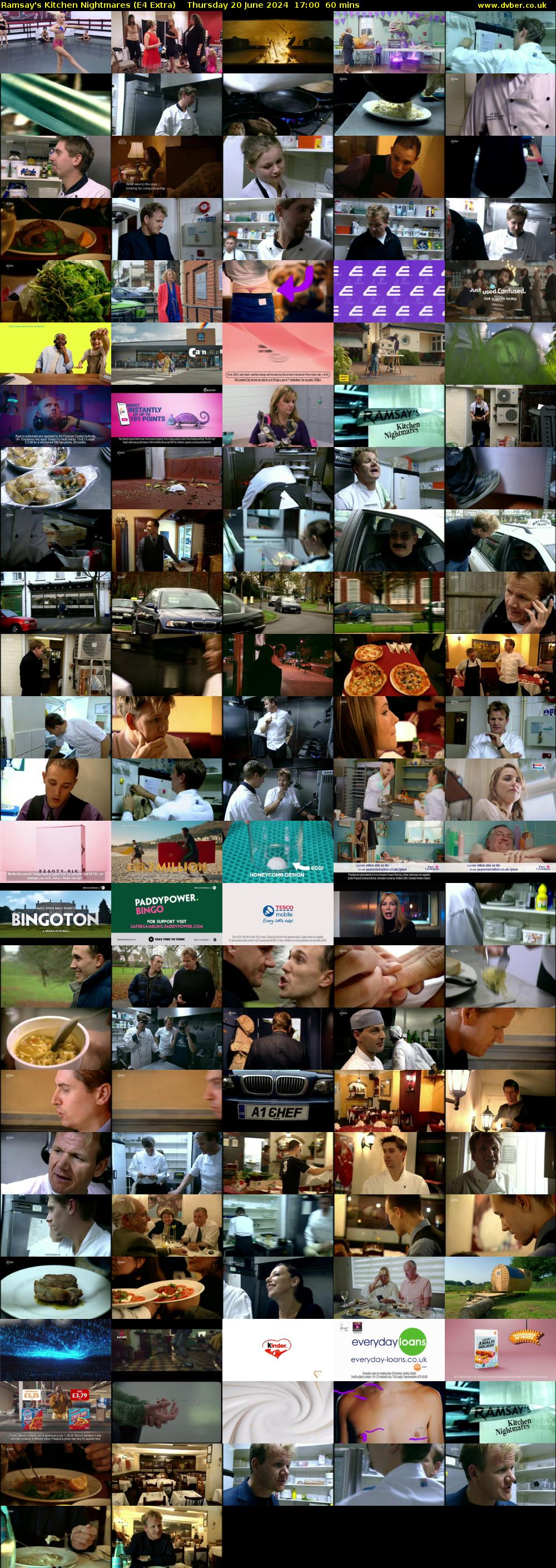 Ramsay's Kitchen Nightmares (E4 Extra) Thursday 20 June 2024 17:00 - 18:00
