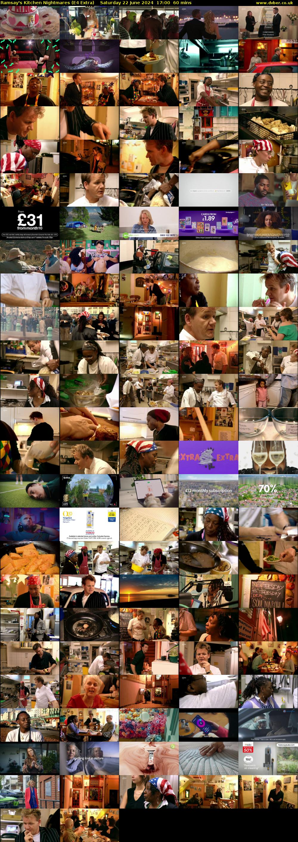 Ramsay's Kitchen Nightmares (E4 Extra) Saturday 22 June 2024 17:00 - 18:00