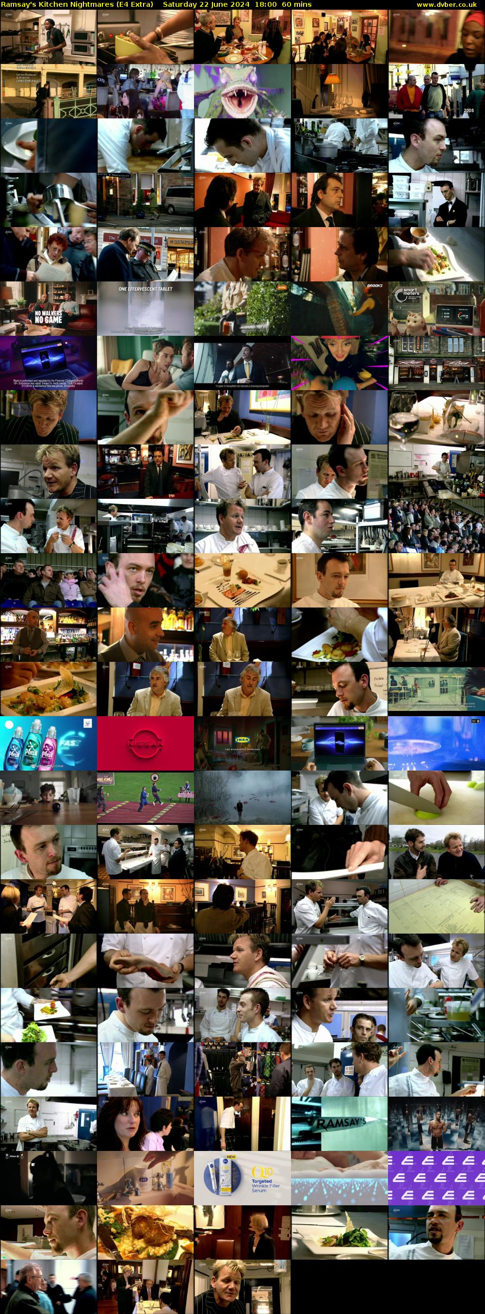 Ramsay's Kitchen Nightmares (E4 Extra) Saturday 22 June 2024 18:00 - 19:00