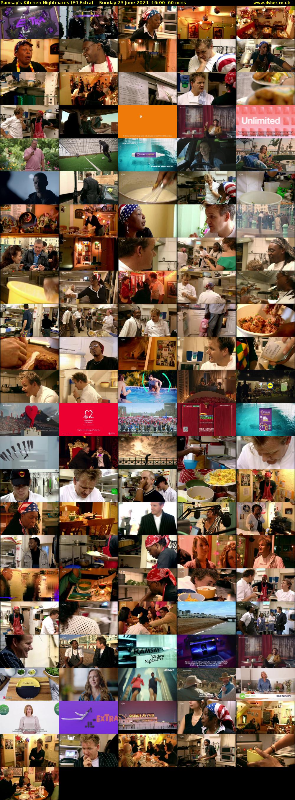 Ramsay's Kitchen Nightmares (E4 Extra) Sunday 23 June 2024 16:00 - 17:00