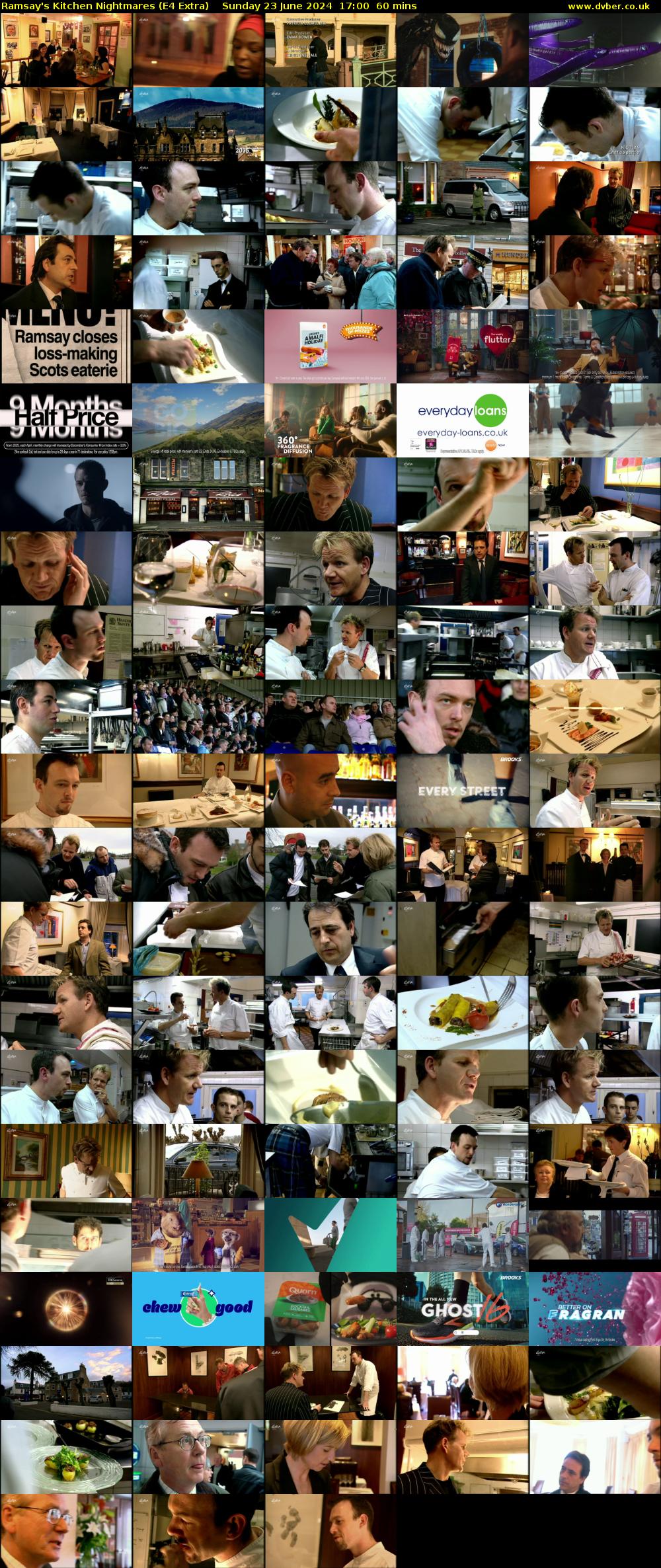 Ramsay's Kitchen Nightmares (E4 Extra) Sunday 23 June 2024 17:00 - 18:00