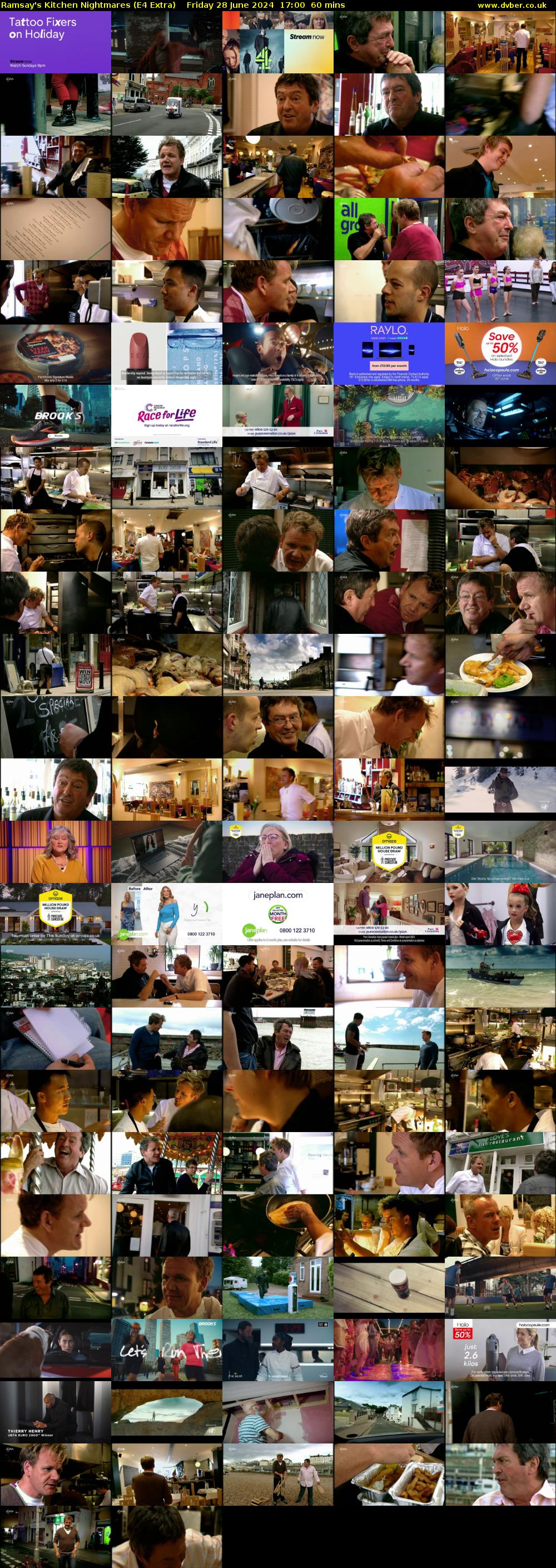 Ramsay's Kitchen Nightmares (E4 Extra) Friday 28 June 2024 17:00 - 18:00