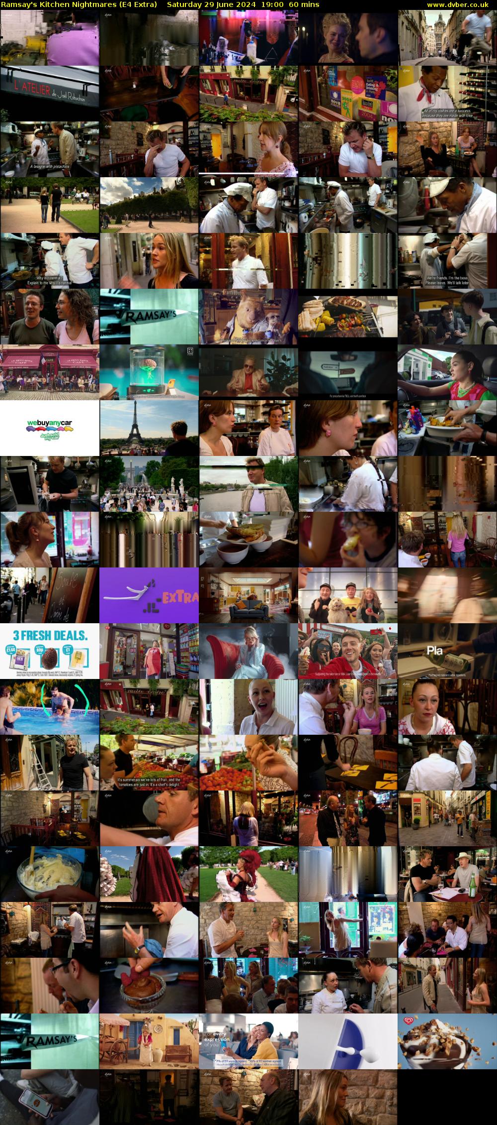 Ramsay's Kitchen Nightmares (E4 Extra) Saturday 29 June 2024 19:00 - 20:00