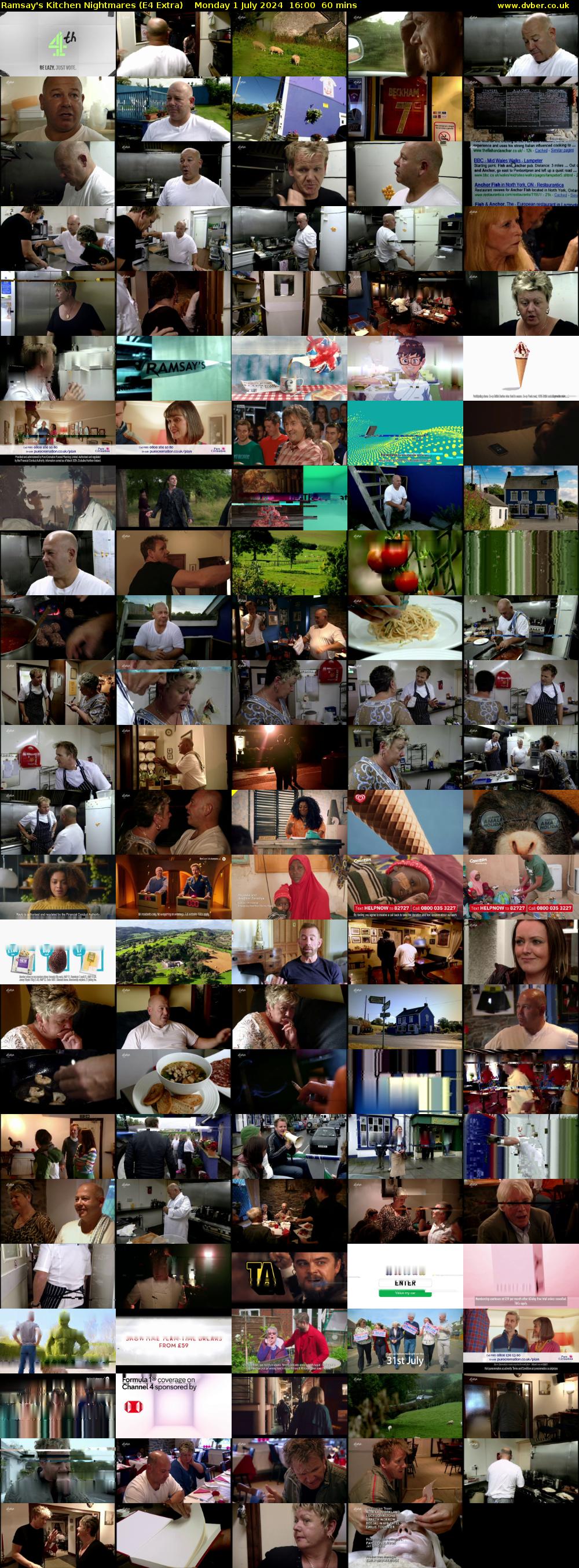 Ramsay's Kitchen Nightmares (E4 Extra) Monday 1 July 2024 16:00 - 17:00