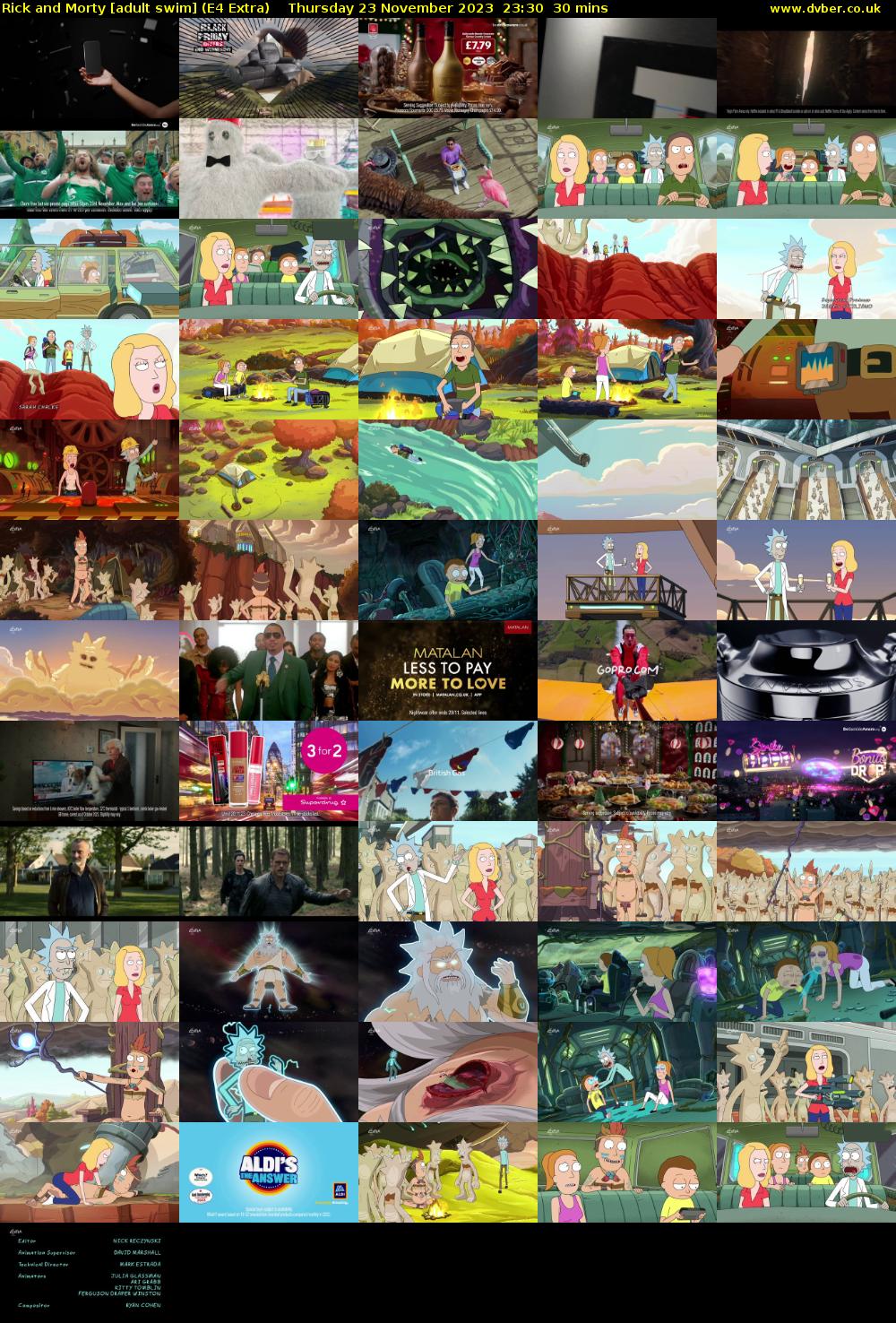 Rick and Morty [adult swim] (E4 Extra) Thursday 23 November 2023 23:30 - 00:00