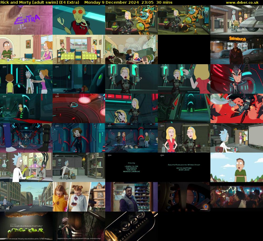 Rick and Morty [adult swim] (E4 Extra) Monday 9 December 2024 23:05 - 23:35
