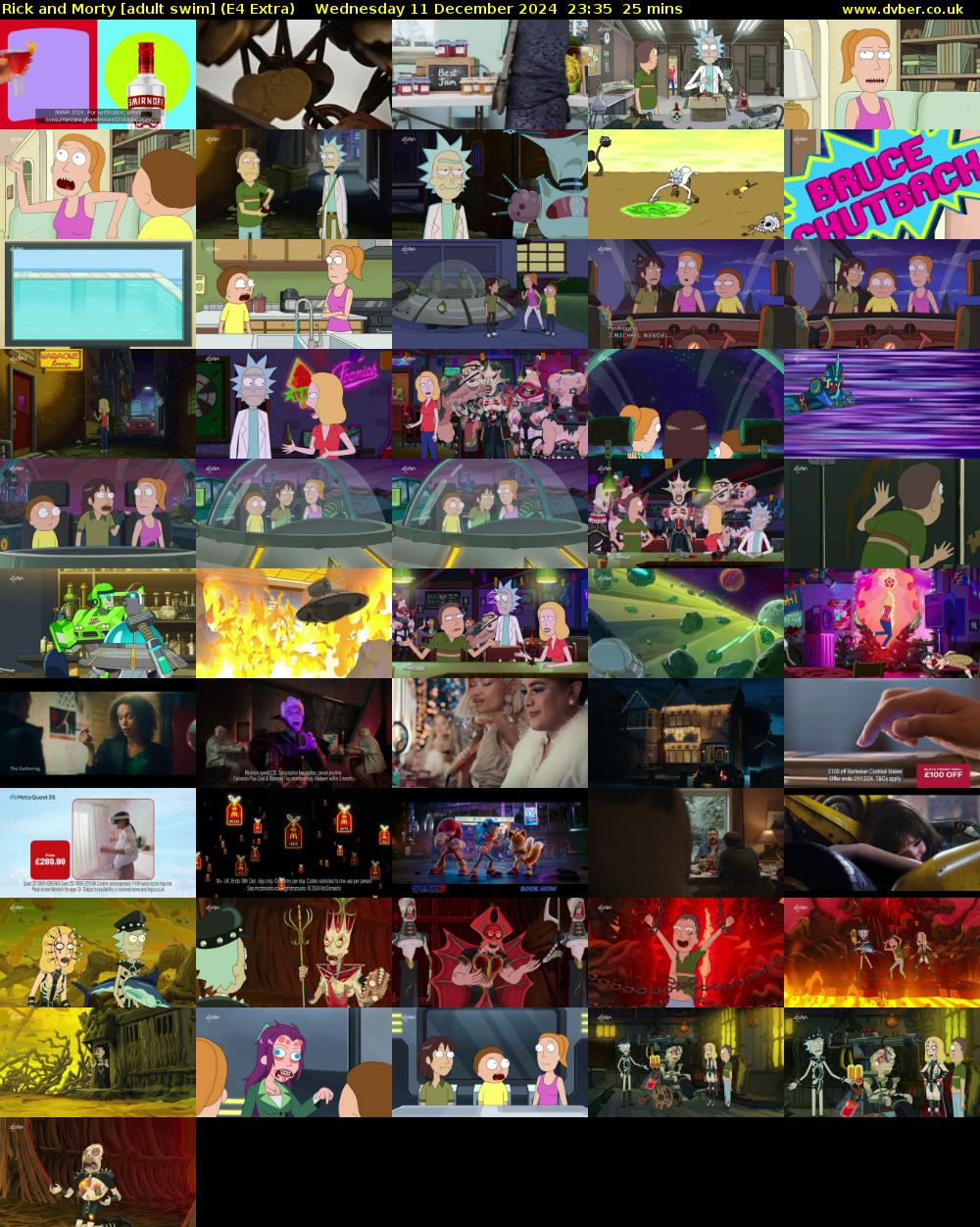 Rick and Morty [adult swim] (E4 Extra) Wednesday 11 December 2024 23:35 - 00:00