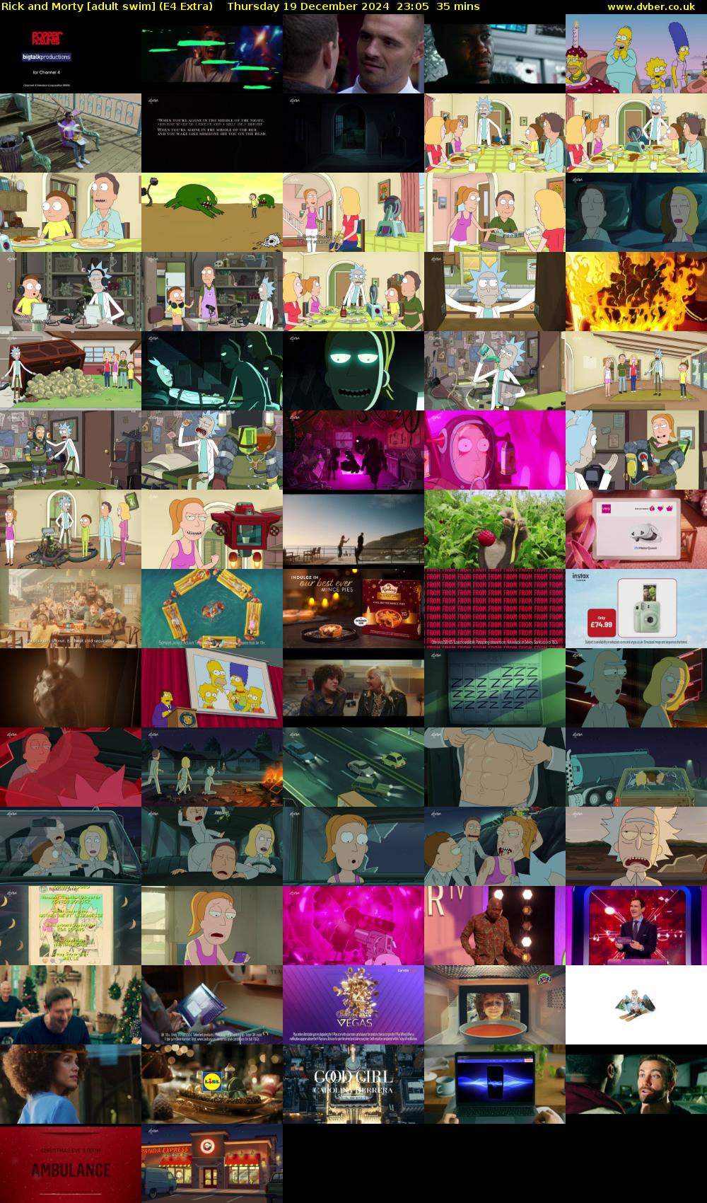 Rick and Morty [adult swim] (E4 Extra) Thursday 19 December 2024 23:05 - 23:40