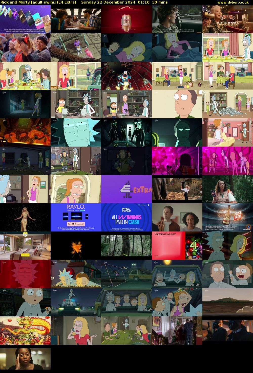 Rick and Morty [adult swim] (E4 Extra) Sunday 22 December 2024 01:10 - 01:40