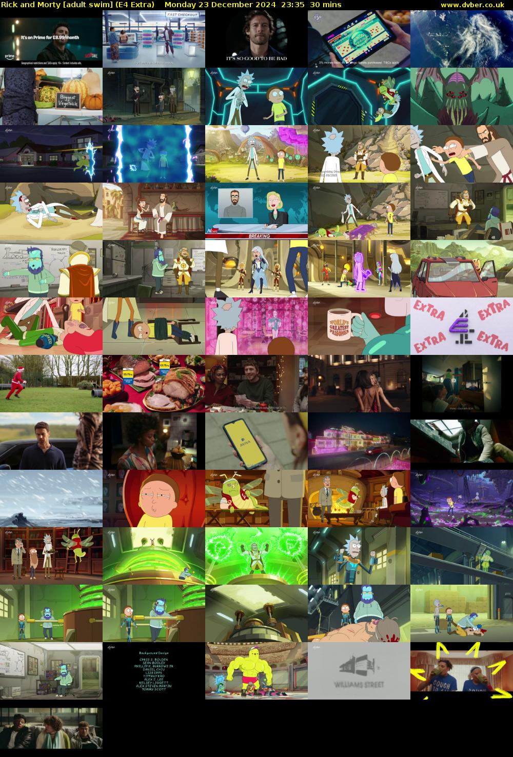 Rick and Morty [adult swim] (E4 Extra) Monday 23 December 2024 23:35 - 00:05