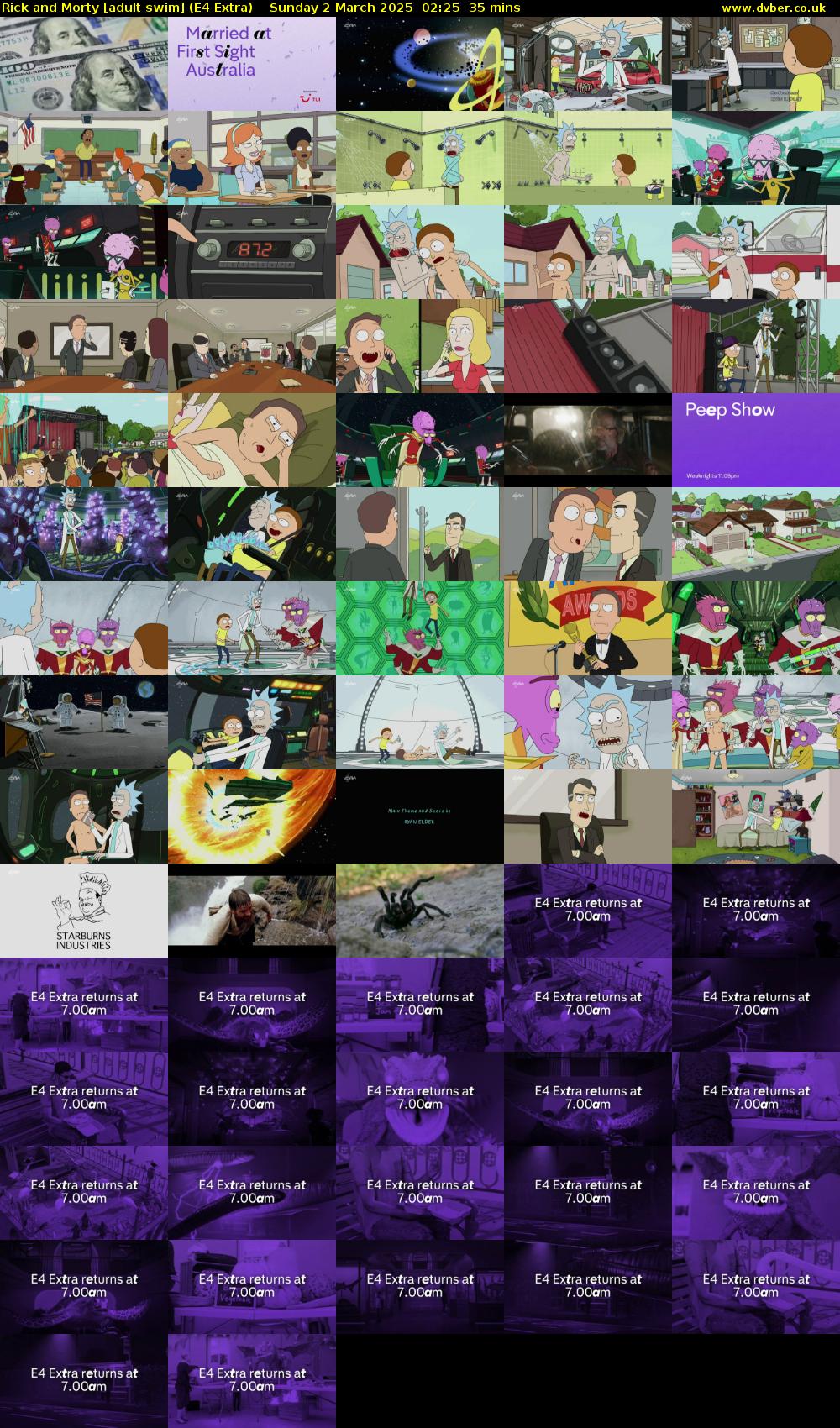 Rick and Morty [adult swim] (E4 Extra) Sunday 2 March 2025 02:25 - 03:00