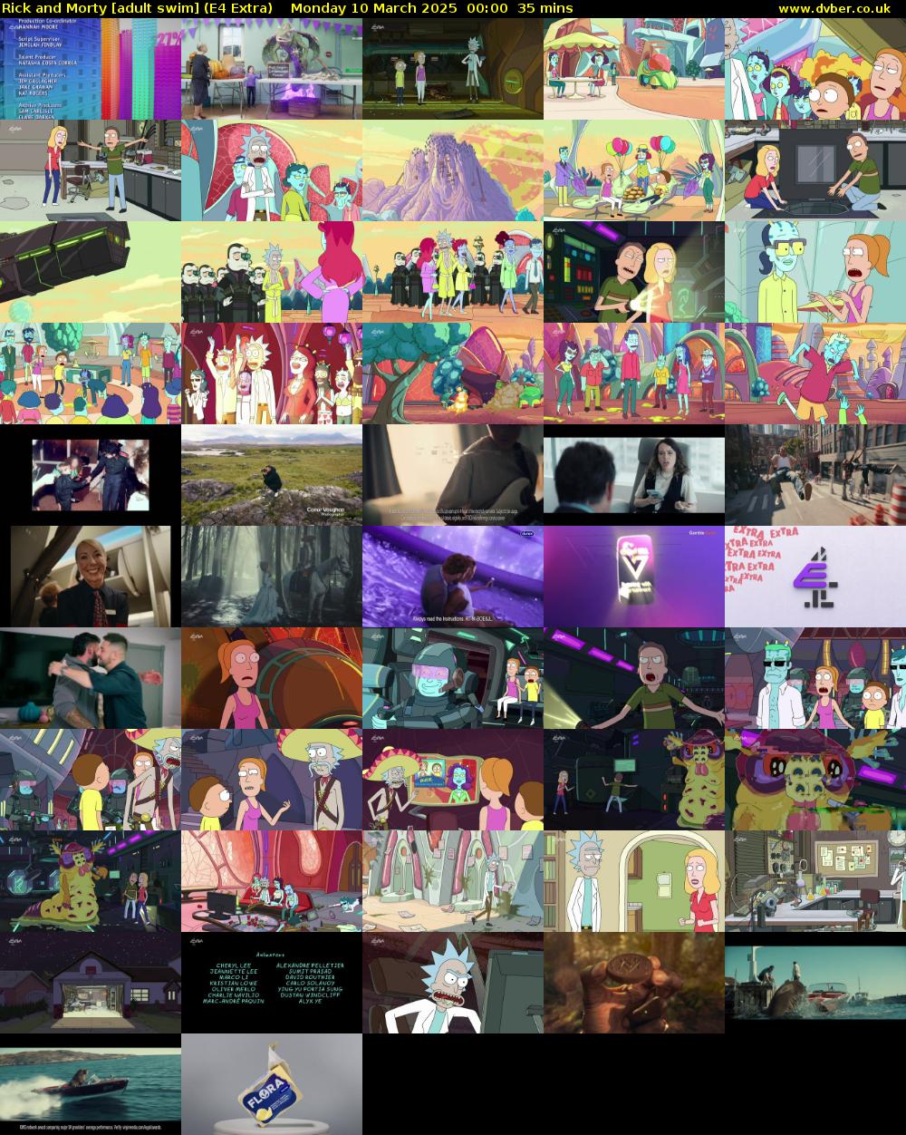 Rick and Morty [adult swim] (E4 Extra) Monday 10 March 2025 00:00 - 00:35