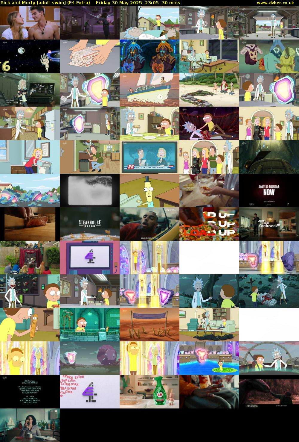 Rick and Morty [adult swim] (E4 Extra) Friday 30 May 2025 23:05 - 23:35