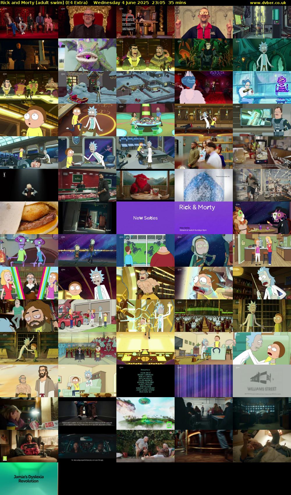 Rick and Morty [adult swim] (E4 Extra) Wednesday 4 June 2025 23:05 - 23:40