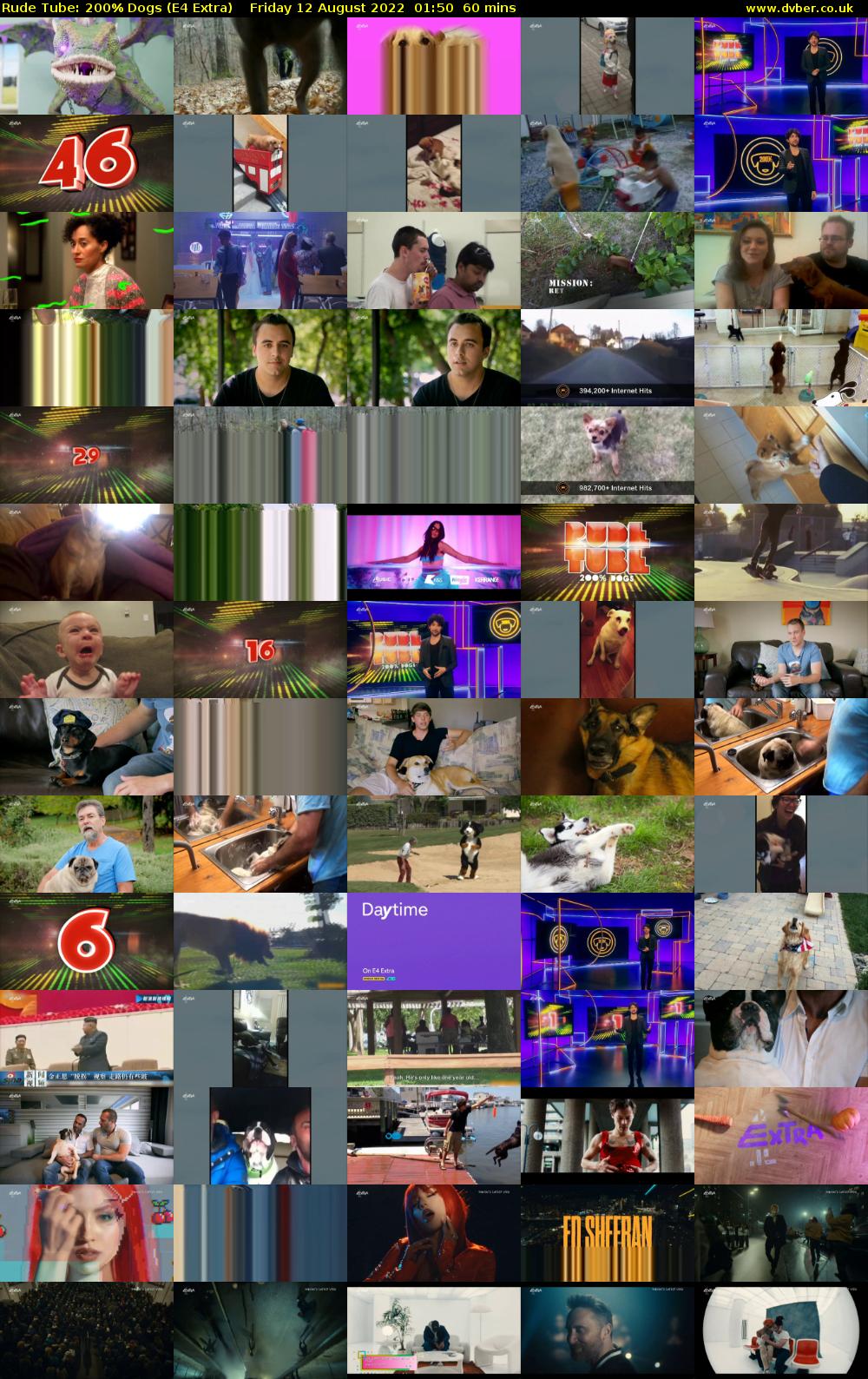Rude Tube: 200% Dogs (E4 Extra) Friday 12 August 2022 01:50 - 02:50