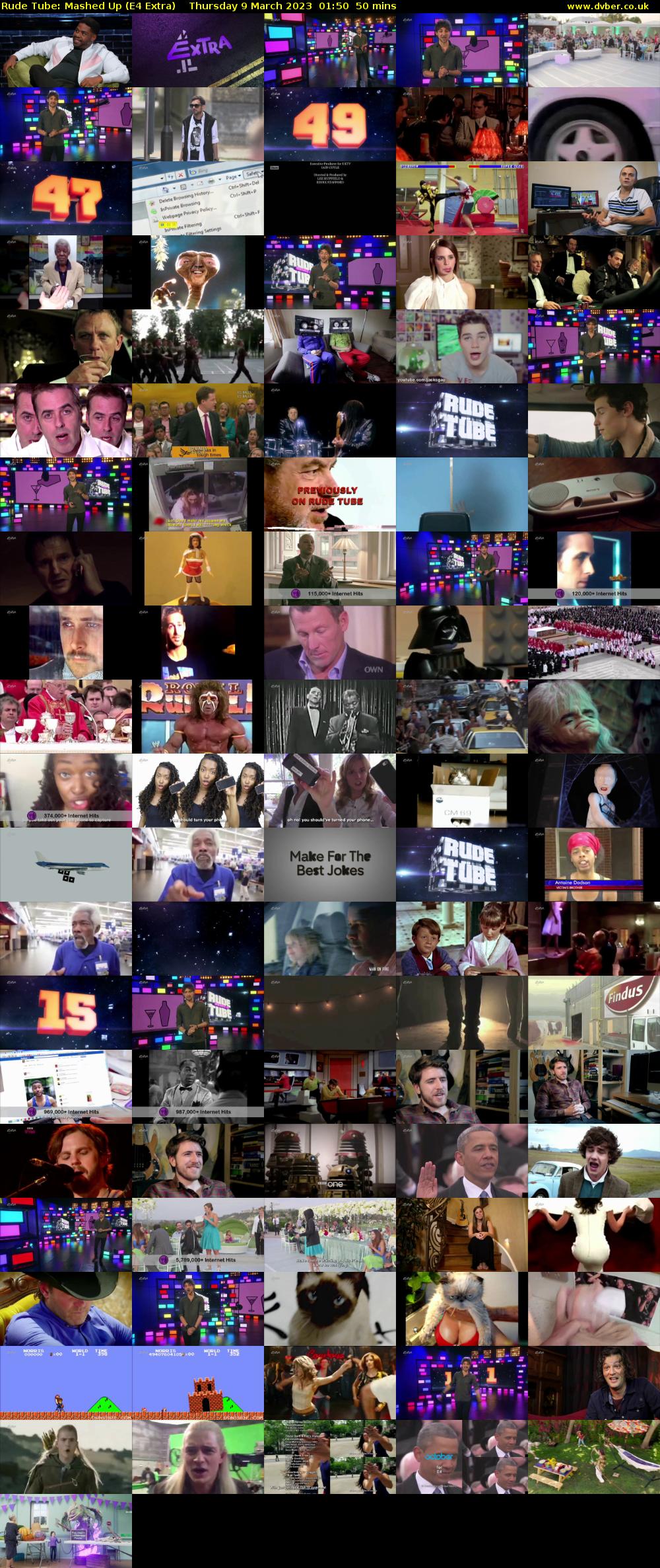 Rude Tube: Mashed Up (E4 Extra) Thursday 9 March 2023 01:50 - 02:40
