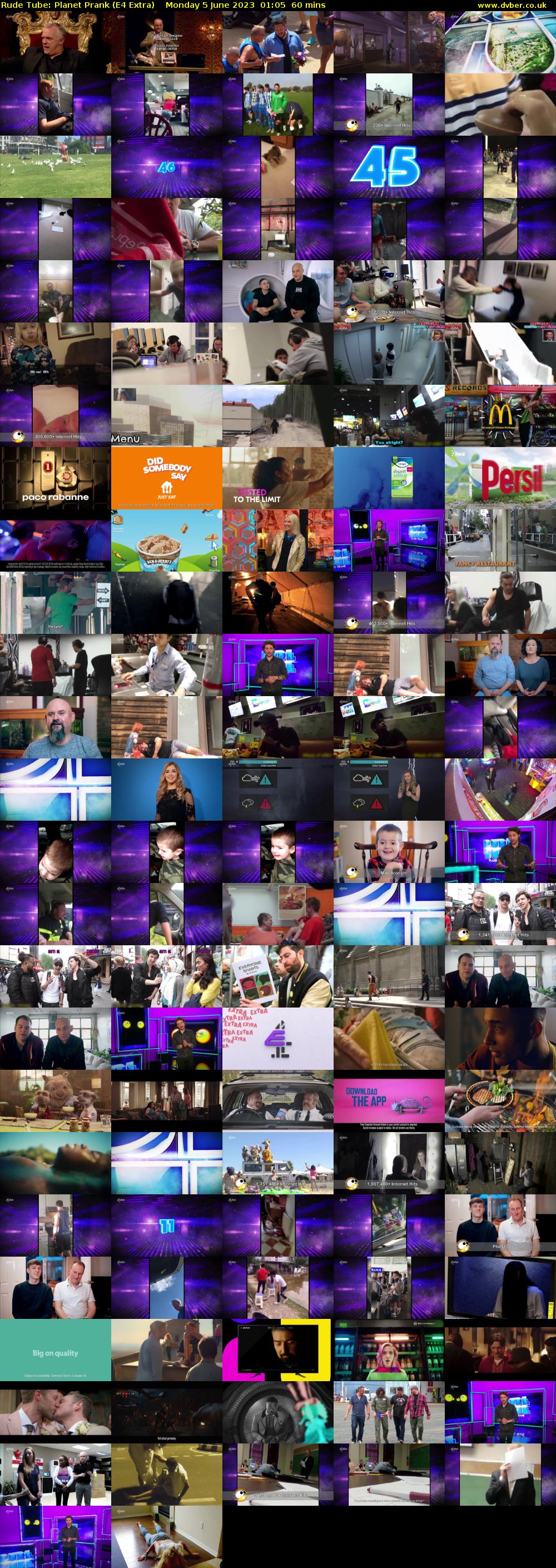 Rude Tube: Planet Prank (E4 Extra) Monday 5 June 2023 01:05 - 02:05