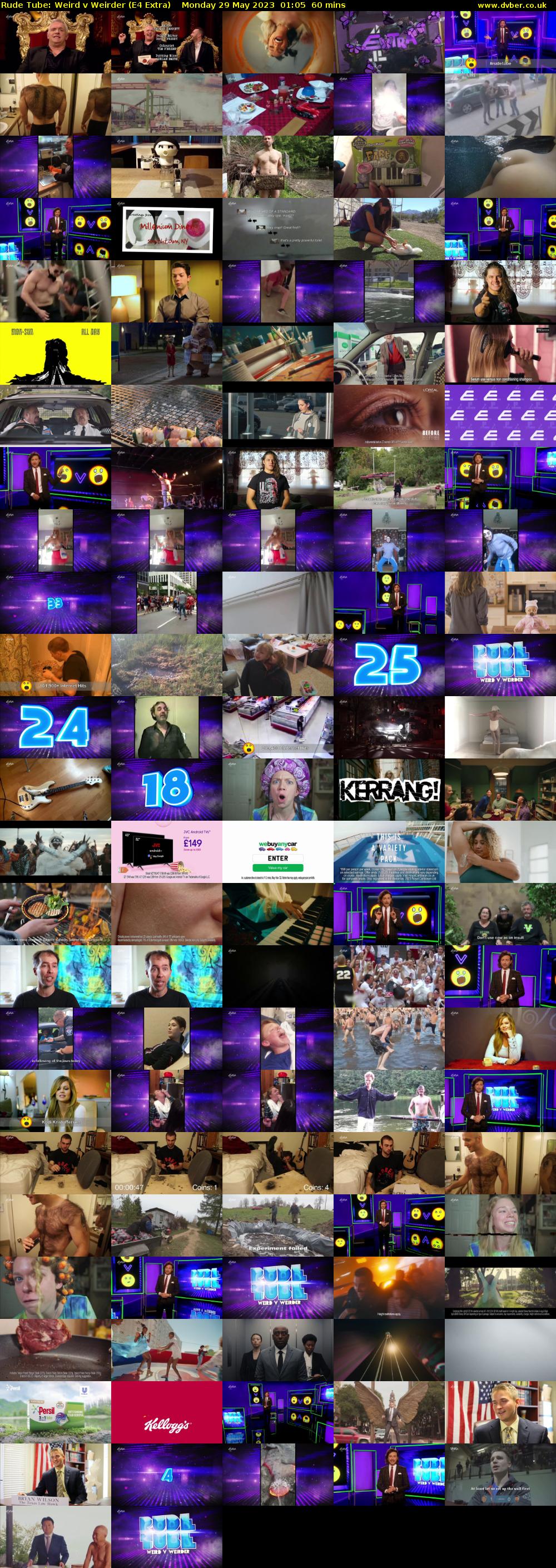 Rude Tube: Weird v Weirder (E4 Extra) Monday 29 May 2023 01:05 - 02:05