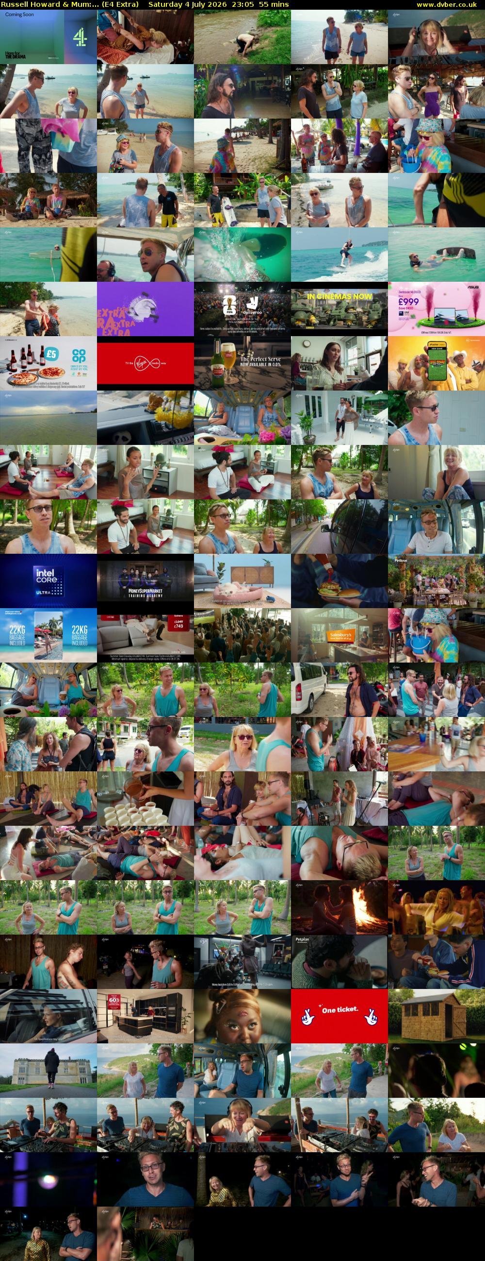 Russell Howard & Mum:... (E4 Extra) Saturday 4 July 2026 23:05 - 00:00