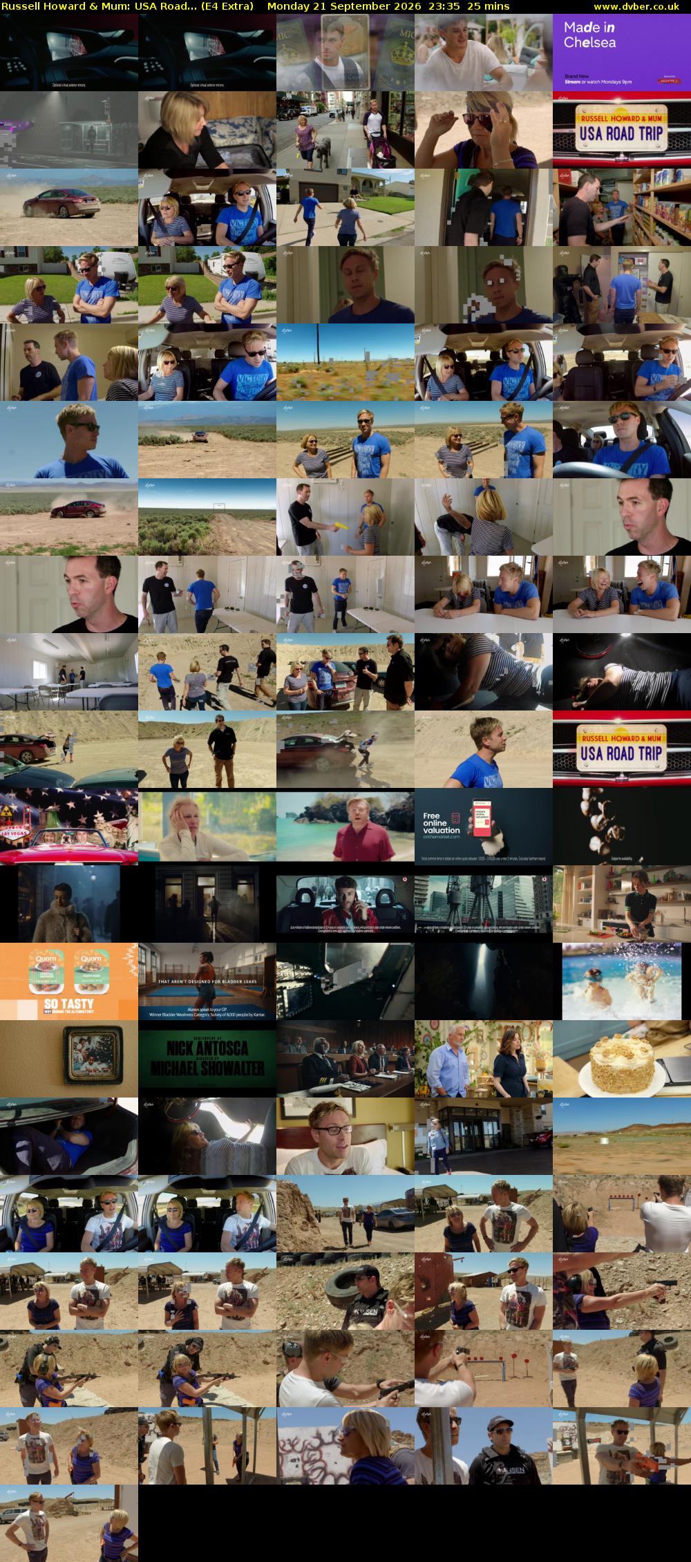 Russell Howard & Mum: USA Road... (E4 Extra) Monday 21 September 2026 23:35 - 00:00