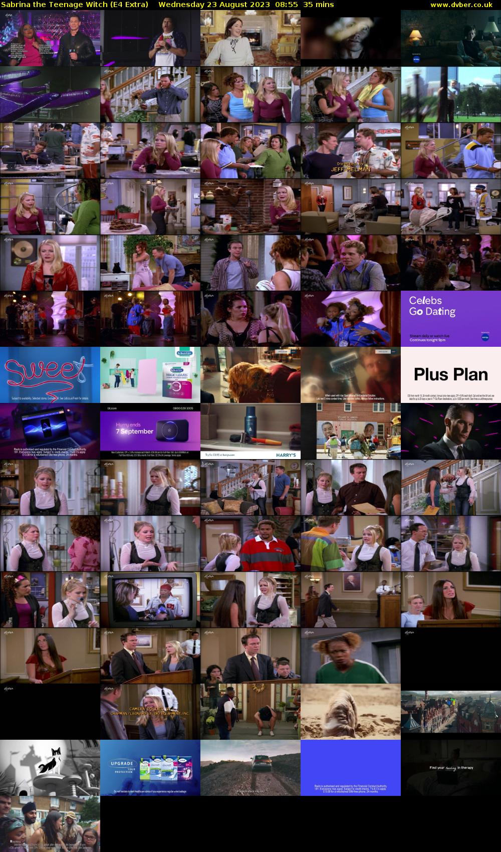 Sabrina the Teenage Witch (E4 Extra) Wednesday 23 August 2023 08:55 - 09:30
