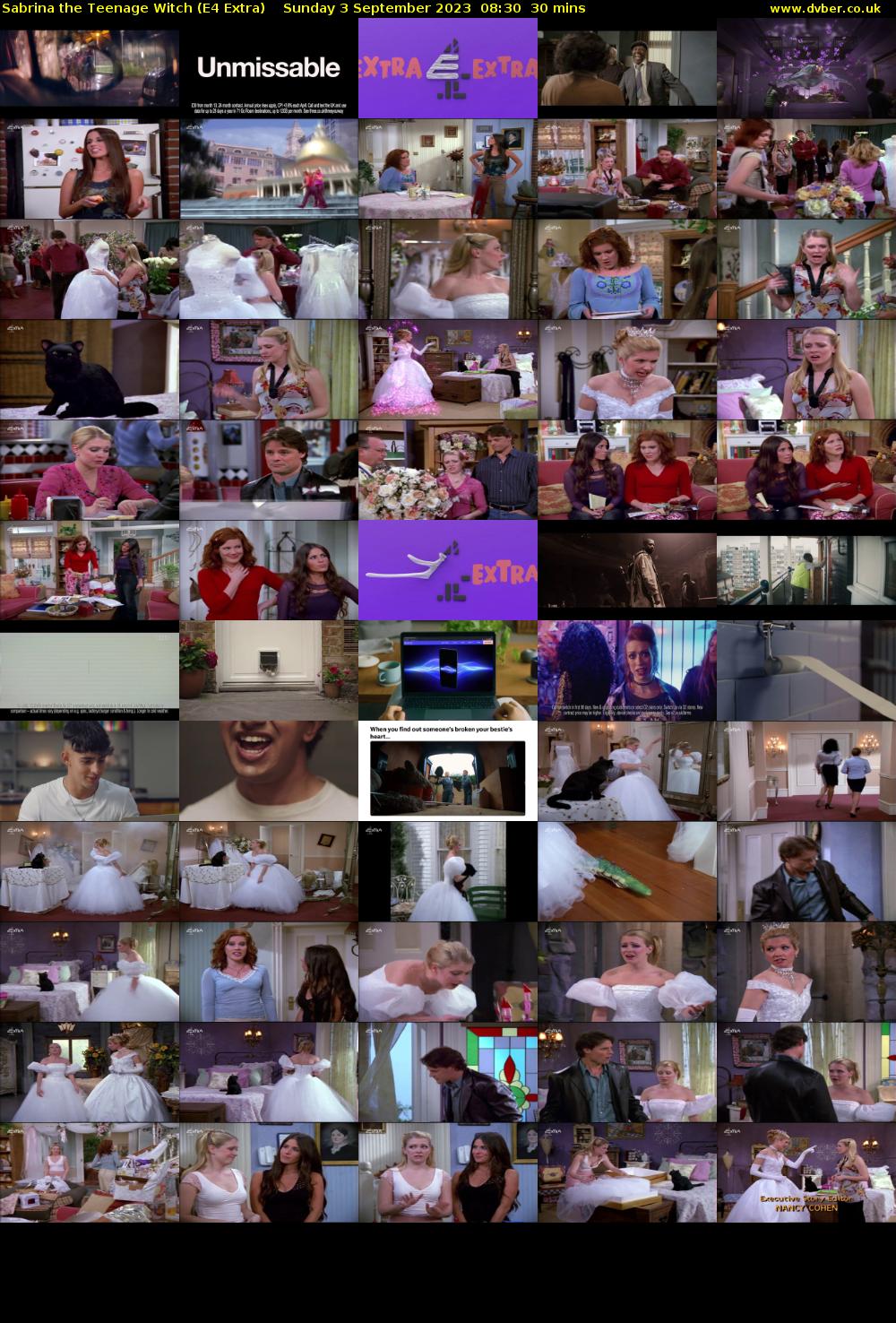 Sabrina the Teenage Witch (E4 Extra) Sunday 3 September 2023 08:30 - 09:00