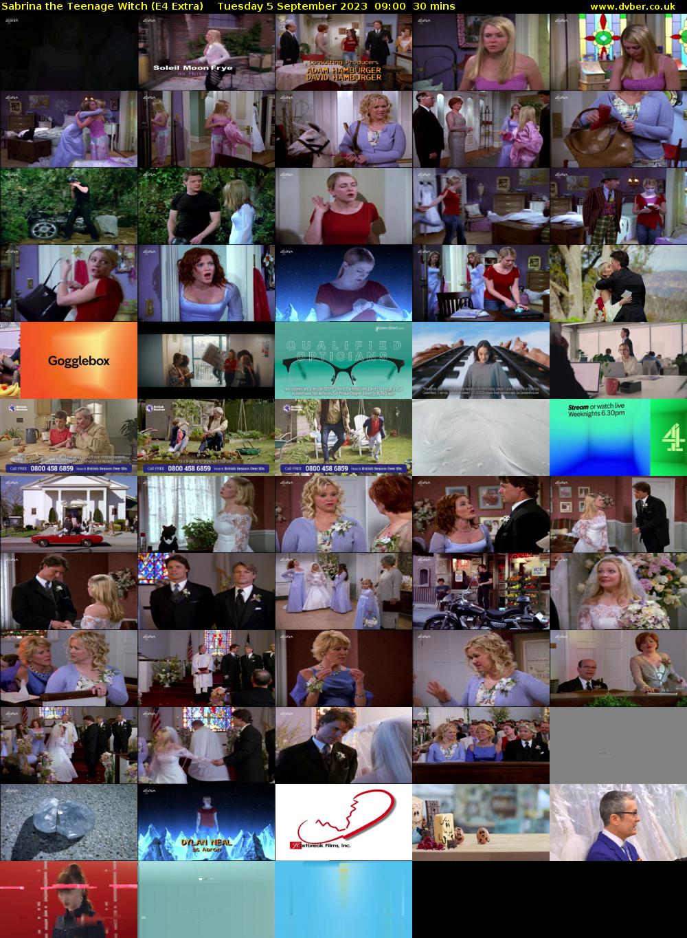 Sabrina the Teenage Witch (E4 Extra) Tuesday 5 September 2023 09:00 - 09:30