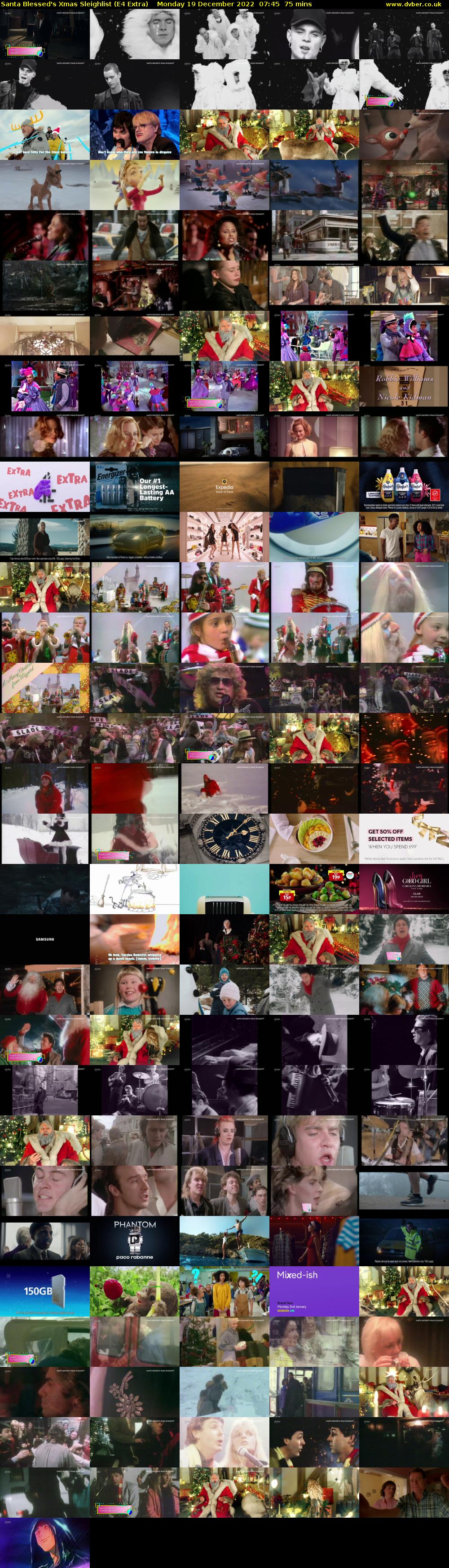 Santa Blessed's Xmas Sleighlist (E4 Extra) Monday 19 December 2022 07:45 - 09:00