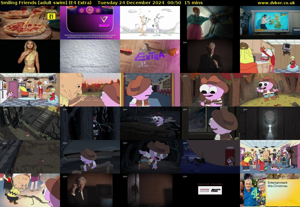 Smiling Friends [adult swim] (E4 Extra) Tuesday 24 December 2024 00:50 - 01:05