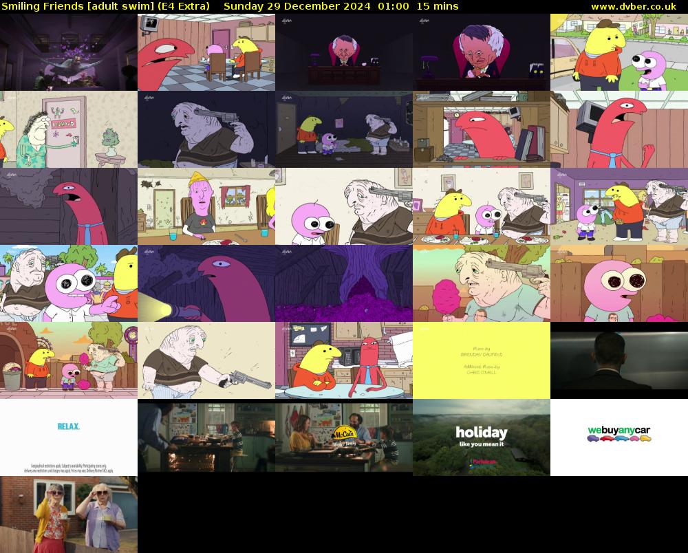 Smiling Friends [adult swim] (E4 Extra) Sunday 29 December 2024 01:00 - 01:15