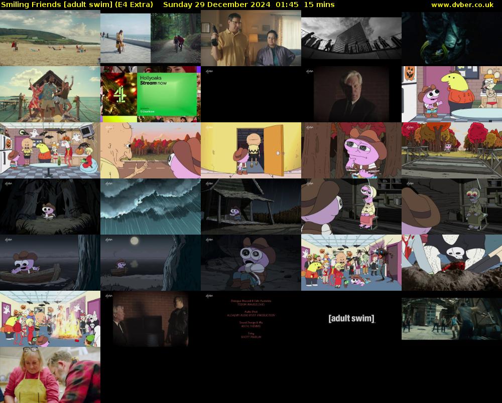 Smiling Friends [adult swim] (E4 Extra) Sunday 29 December 2024 01:45 - 02:00