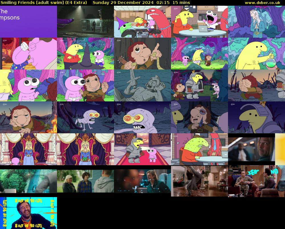 Smiling Friends [adult swim] (E4 Extra) Sunday 29 December 2024 02:15 - 02:30
