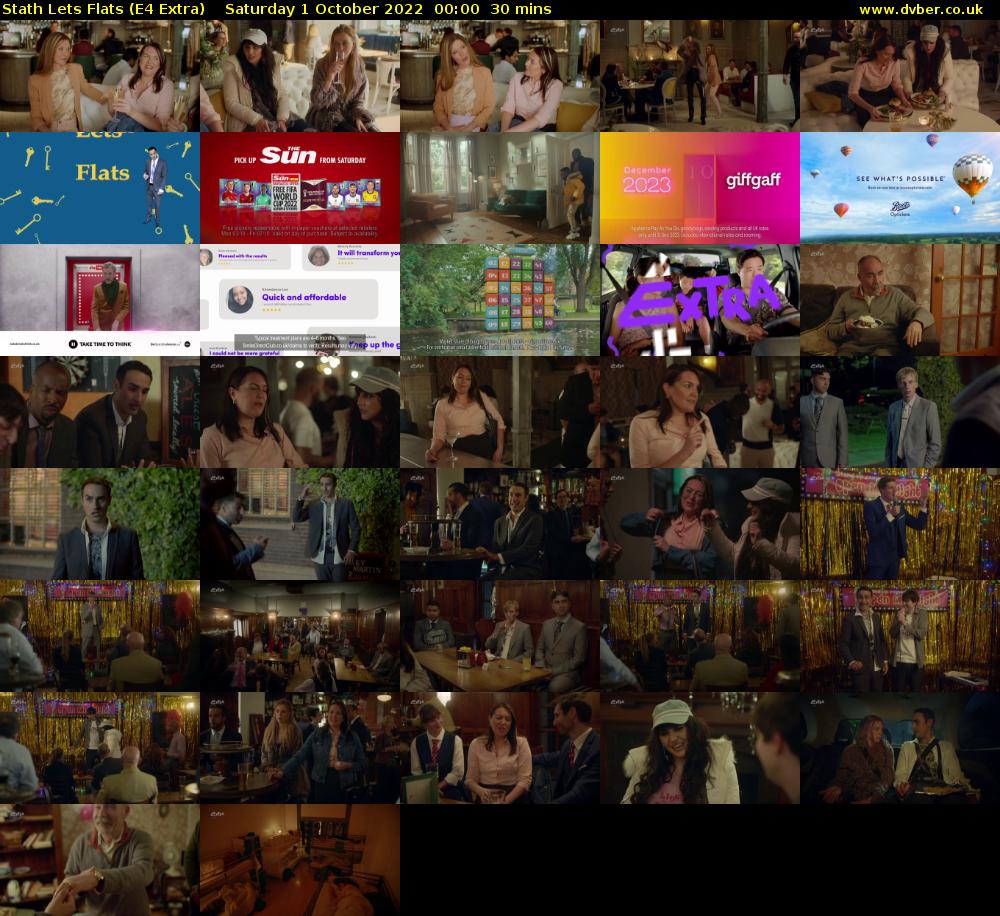 Stath Lets Flats (E4 Extra) Saturday 1 October 2022 00:00 - 00:30