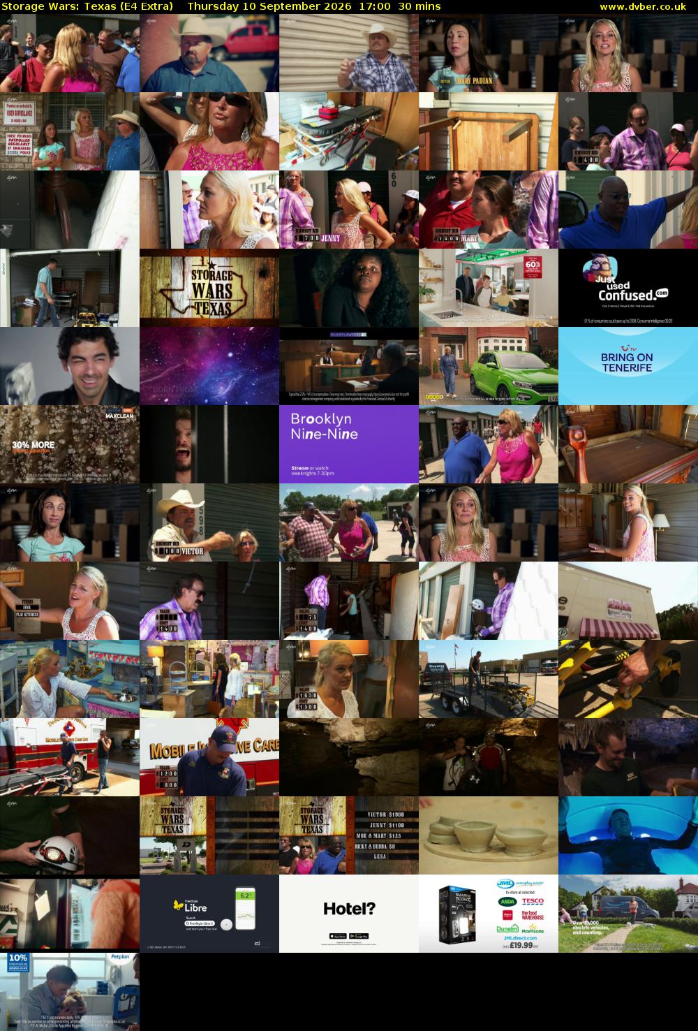 Storage Wars: Texas (E4 Extra) Thursday 10 September 2026 17:00 - 17:30