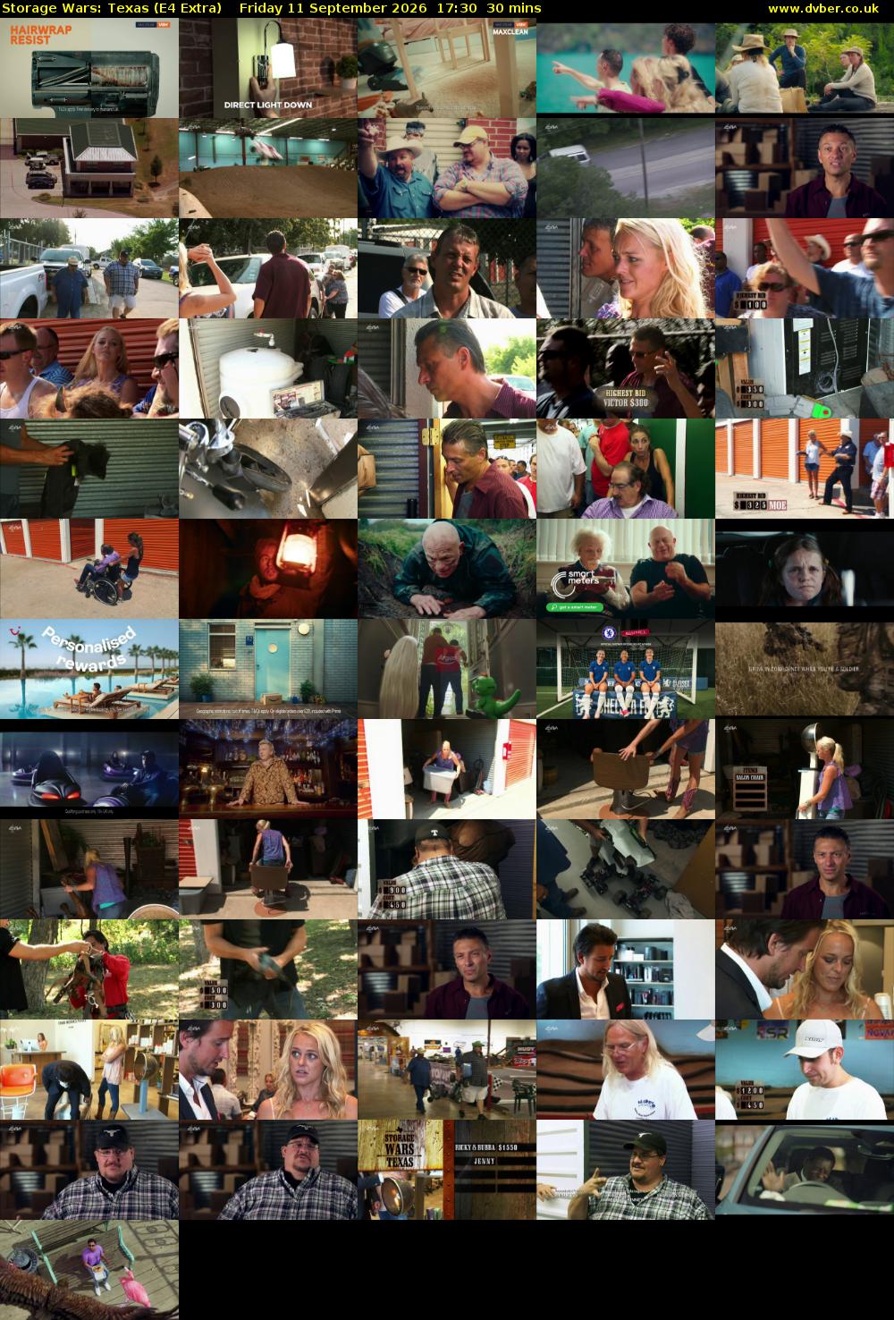 Storage Wars: Texas (E4 Extra) Friday 11 September 2026 17:30 - 18:00