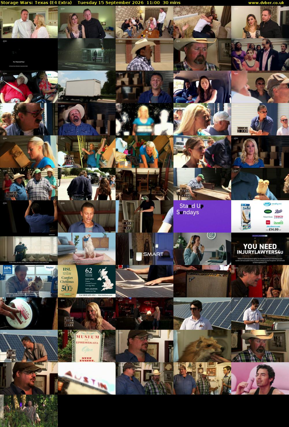 Storage Wars: Texas (E4 Extra) Tuesday 15 September 2026 11:00 - 11:30